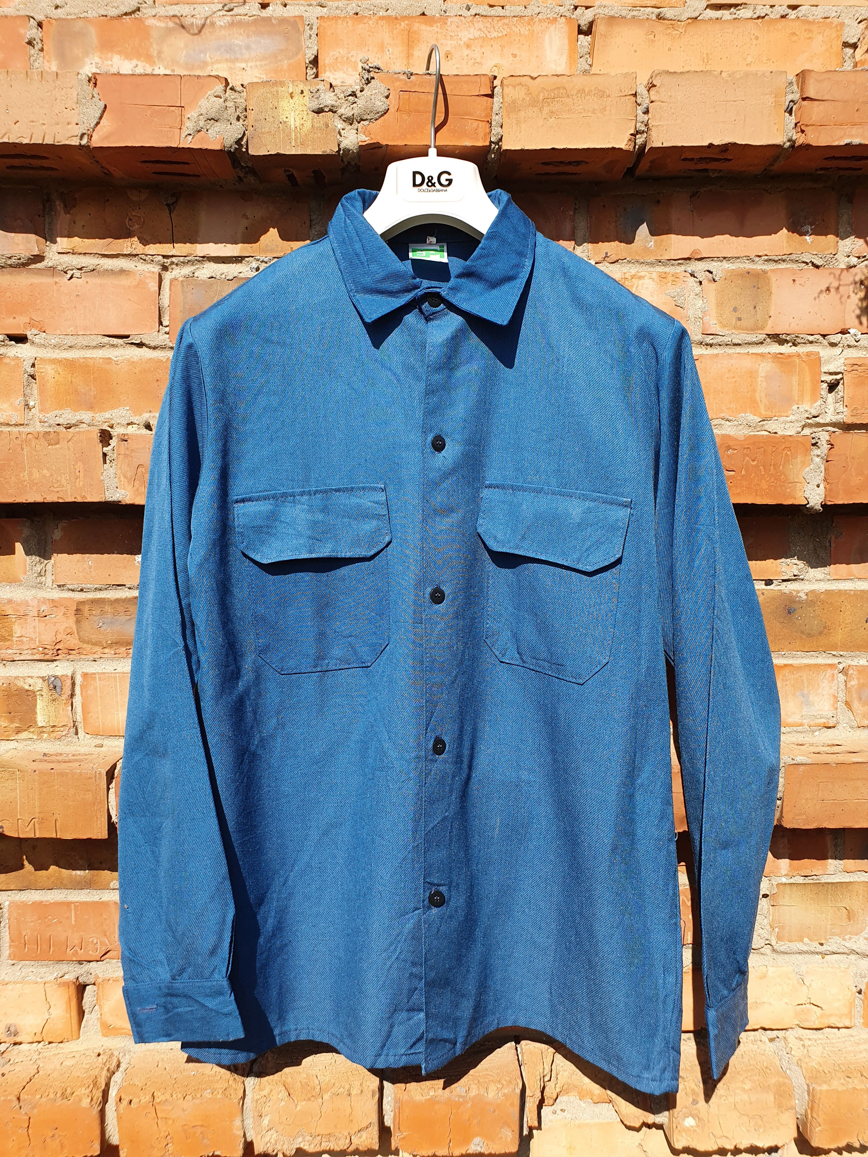 Le Laboureur × Vetra vintage 70s French Worker Warm shirt Size US L / EU 52-54 / 3 - 1 Thumbnail