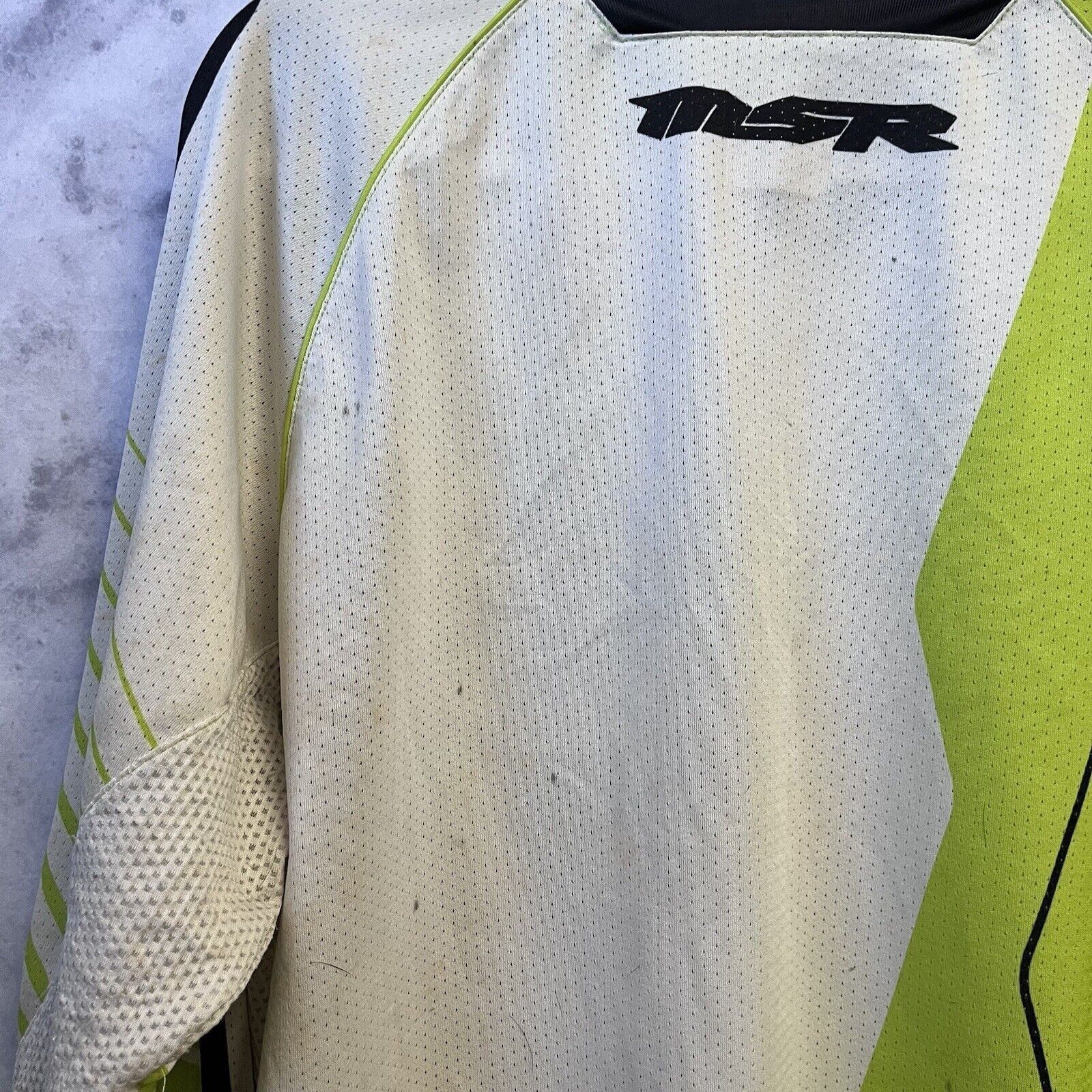 Other MSR Motocross Racing Jersey Mens XL Long Sleeve NXTAir Green Size US XL / EU 56 / 4 - 9 Thumbnail