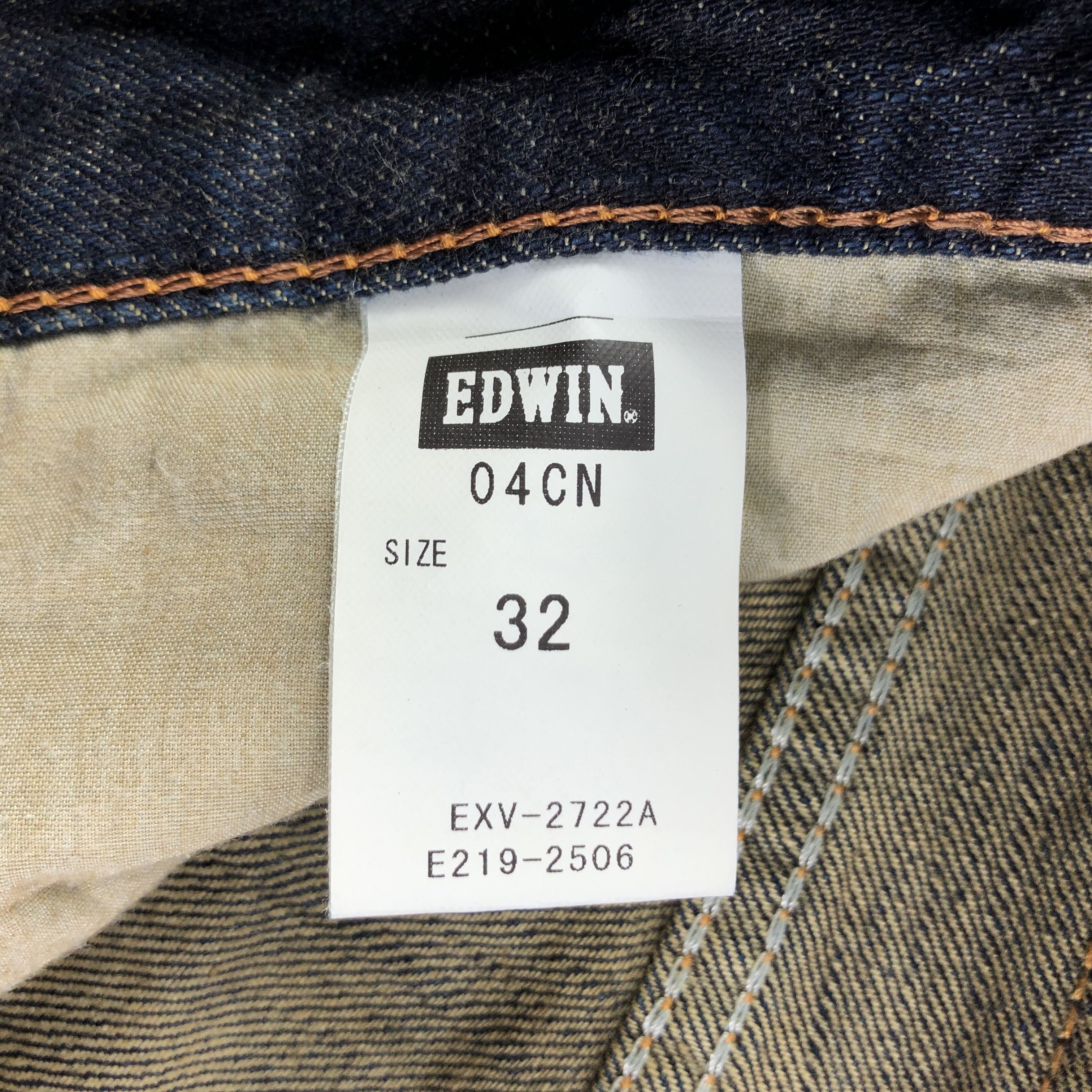 Edwin × Japanese Brand × Vintage Vintage Edwin Jeans Rusty Blue Denim -J2803 Size US 34 / EU 50 - 9 Thumbnail