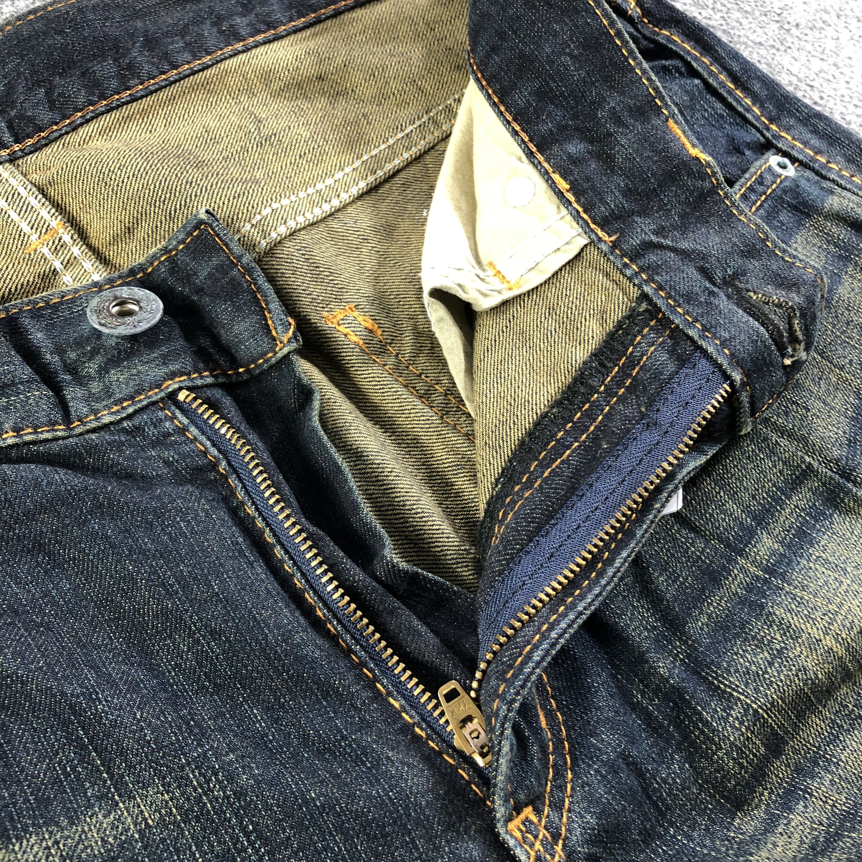 Edwin × Japanese Brand × Vintage Vintage Edwin Jeans Rusty Blue Denim -J2803 Size US 34 / EU 50 - 8 Thumbnail