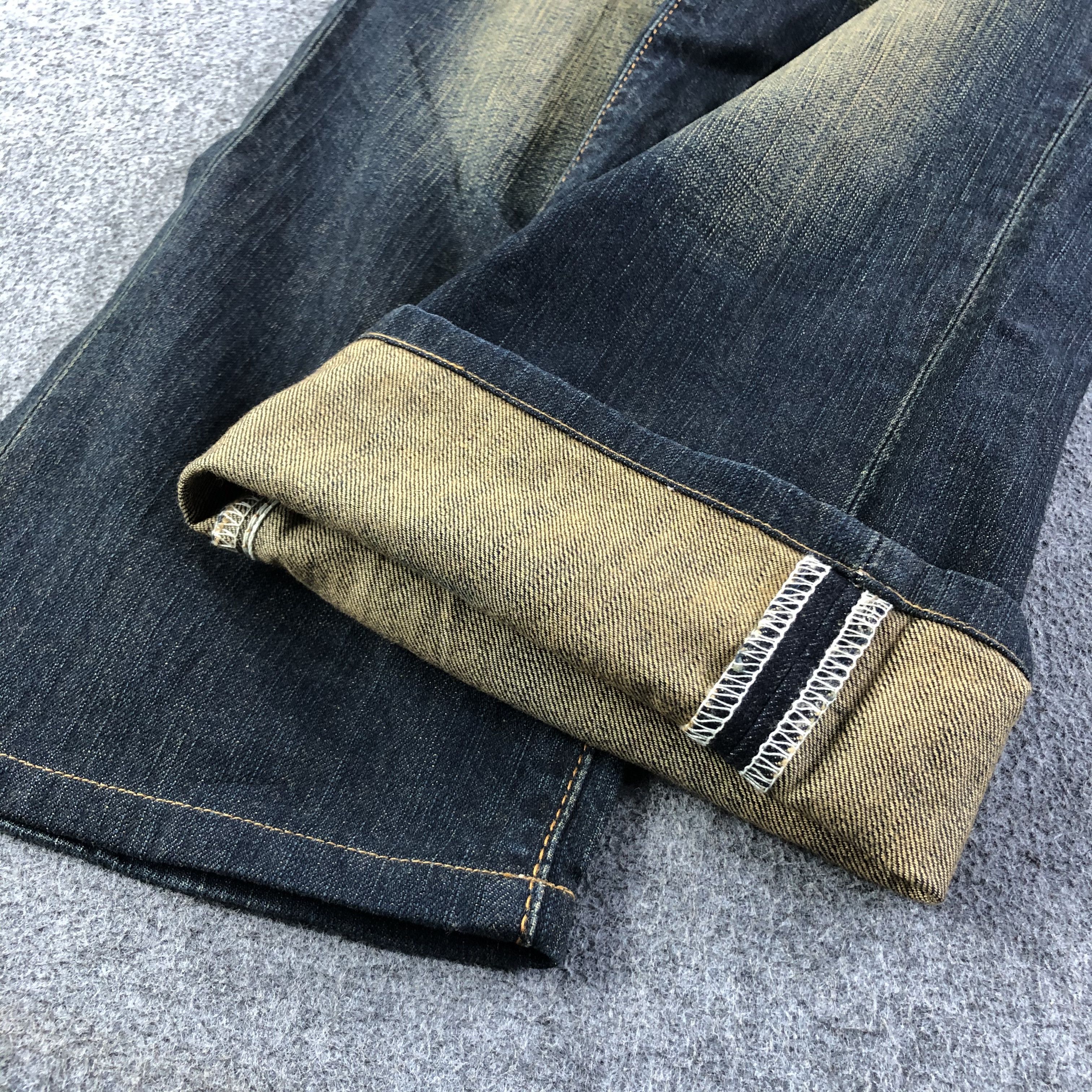 Edwin × Japanese Brand × Vintage Vintage Edwin Jeans Rusty Blue Denim -J2803 Size US 34 / EU 50 - 7 Thumbnail