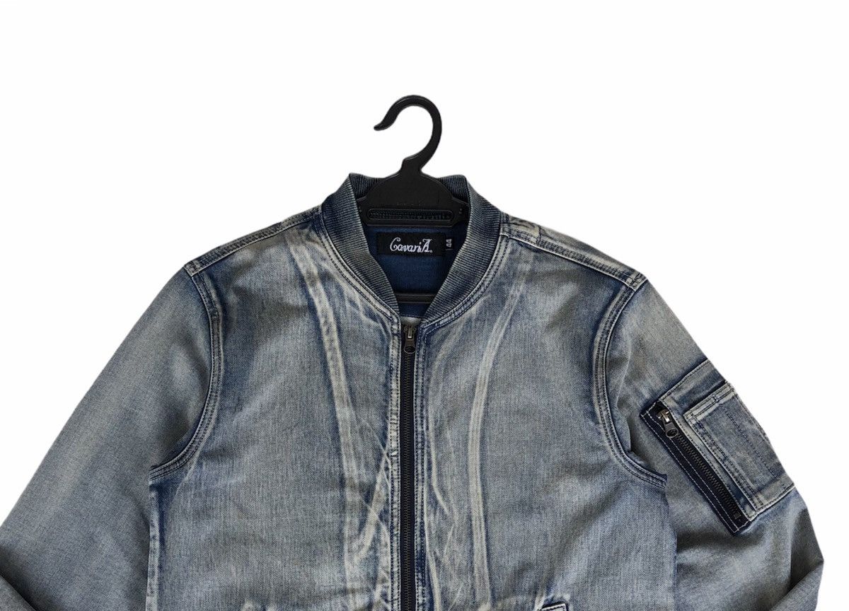 Japanese Brand CavariA Mens Season Bomber Denime Jacket Size US M / EU 48-50 / 2 - 4 Thumbnail