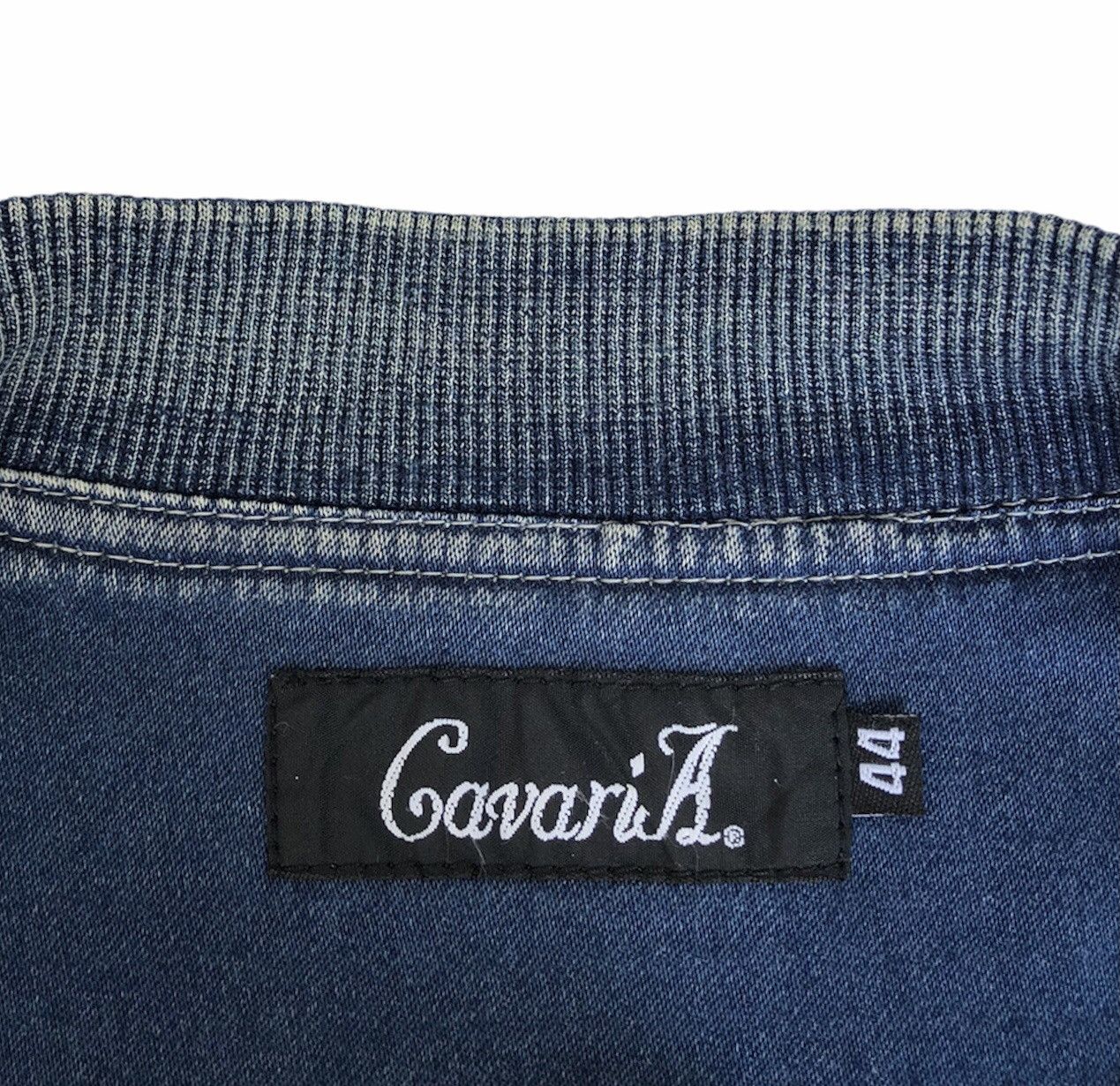 Japanese Brand CavariA Mens Season Bomber Denime Jacket Size US M / EU 48-50 / 2 - 16 Thumbnail