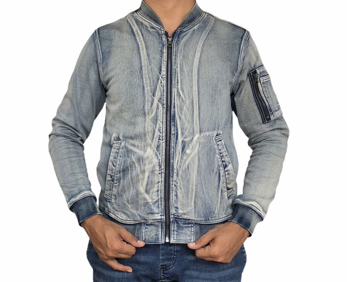 Japanese Brand CavariA Mens Season Bomber Denime Jacket Size US M / EU 48-50 / 2 - 20 Thumbnail
