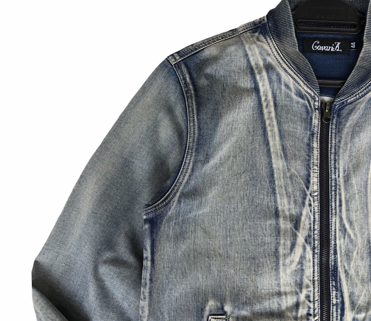 Japanese Brand CavariA Mens Season Bomber Denime Jacket Size US M / EU 48-50 / 2 - 5 Thumbnail