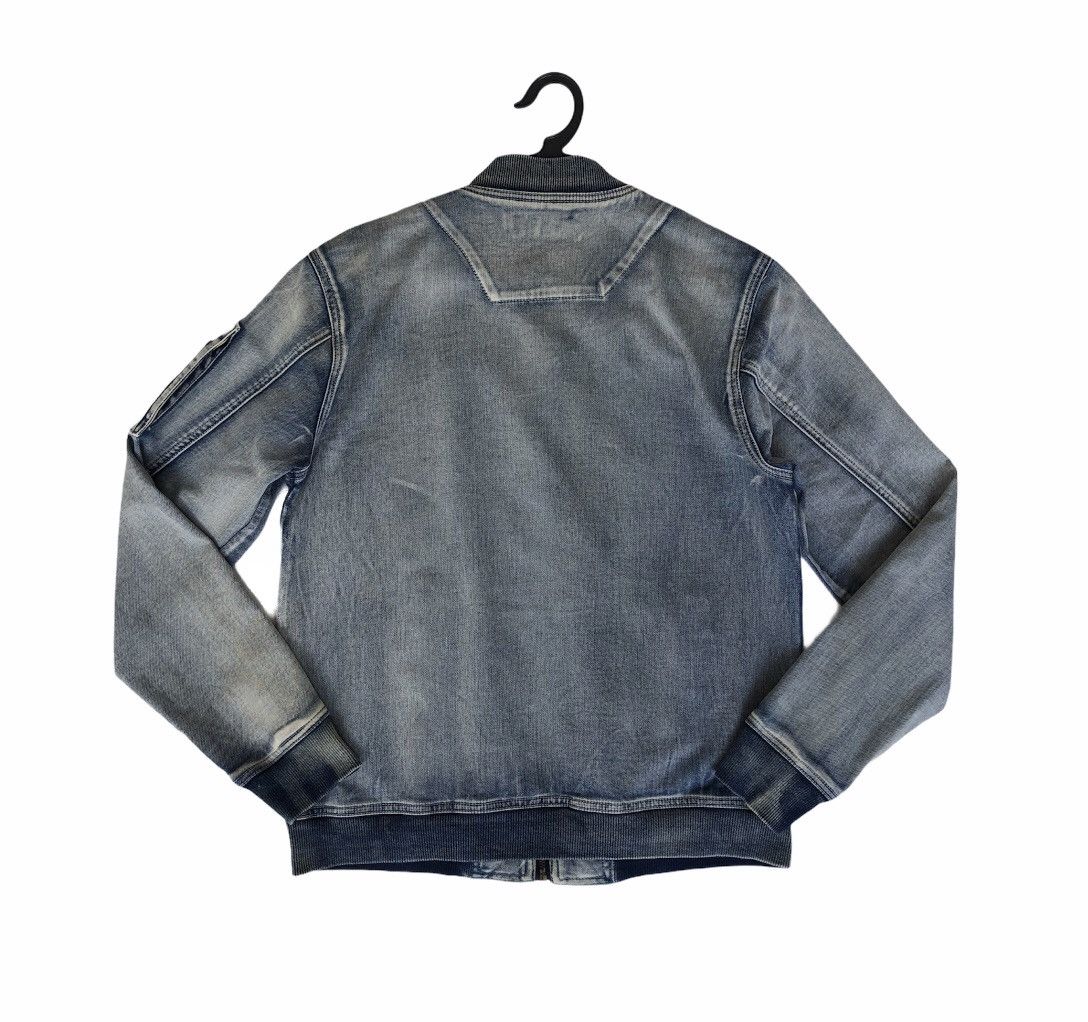 Japanese Brand CavariA Mens Season Bomber Denime Jacket Size US M / EU 48-50 / 2 - 6 Thumbnail