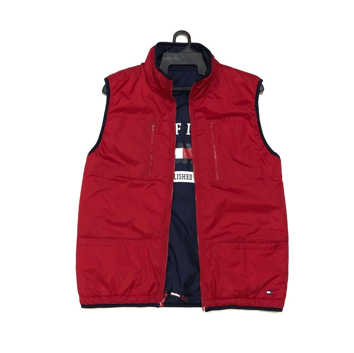 Tommy Hilfiger Tommy Hilfiger Reversible Vest Jacket Size US M / EU 48-50 / 2 - 1 Thumbnail