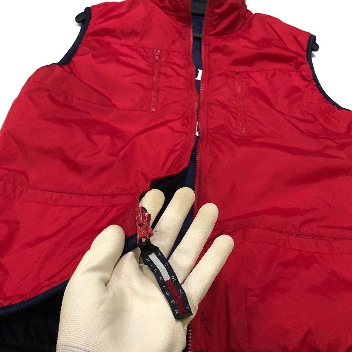 Tommy Hilfiger Tommy Hilfiger Reversible Vest Jacket Size US M / EU 48-50 / 2 - 4 Thumbnail