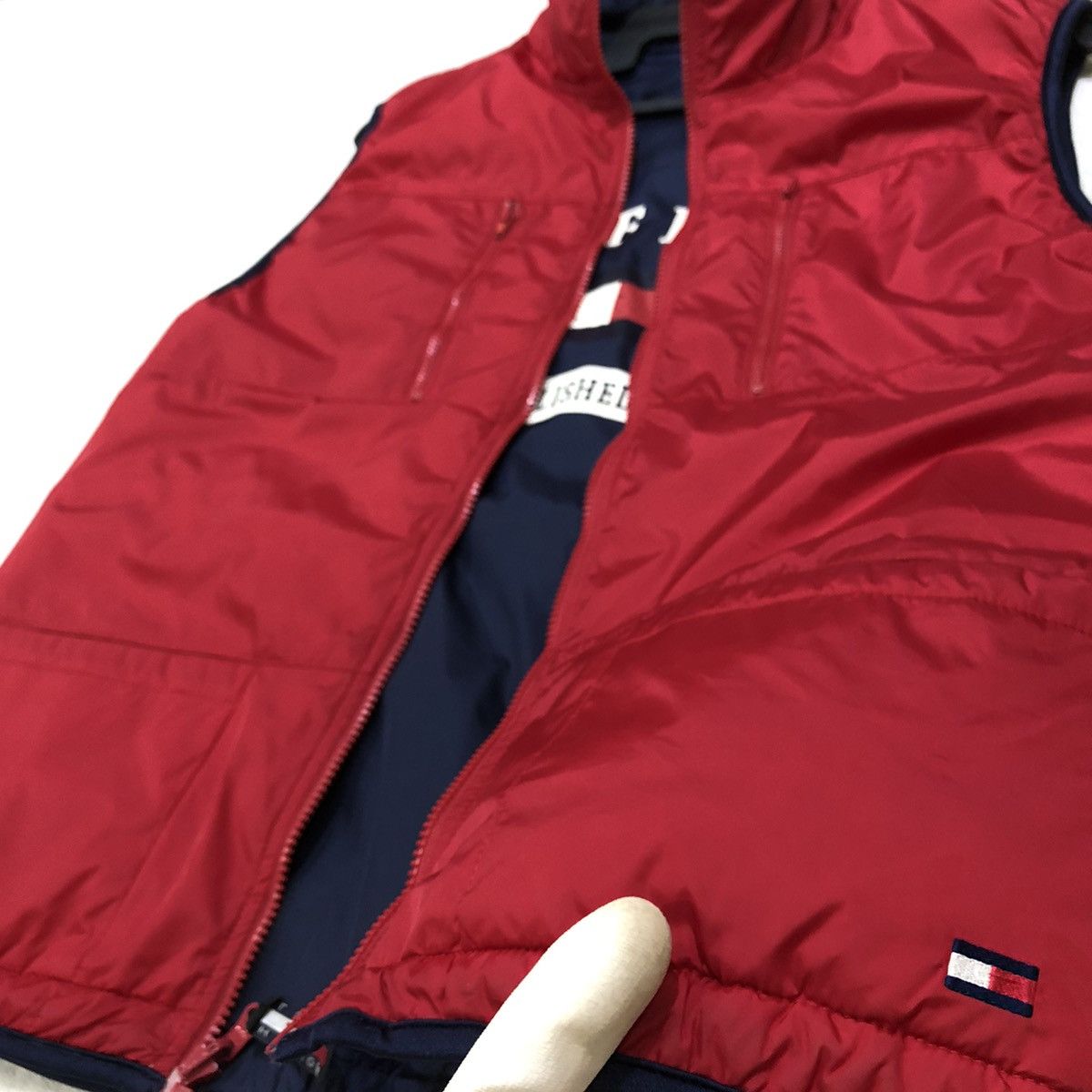 Tommy Hilfiger Tommy Hilfiger Reversible Vest Jacket Size US M / EU 48-50 / 2 - 3 Thumbnail