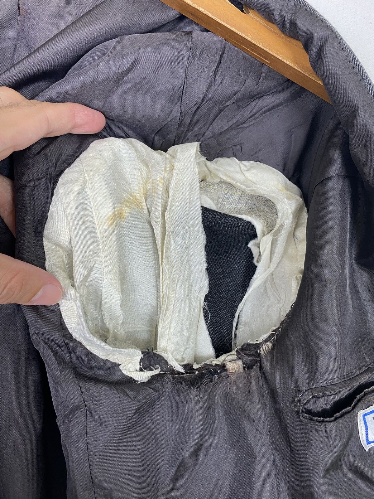Yves Saint Laurent Vtg Yvest Saint Laurent Single Breasted Blazer Made France Size 42S - 8 Thumbnail