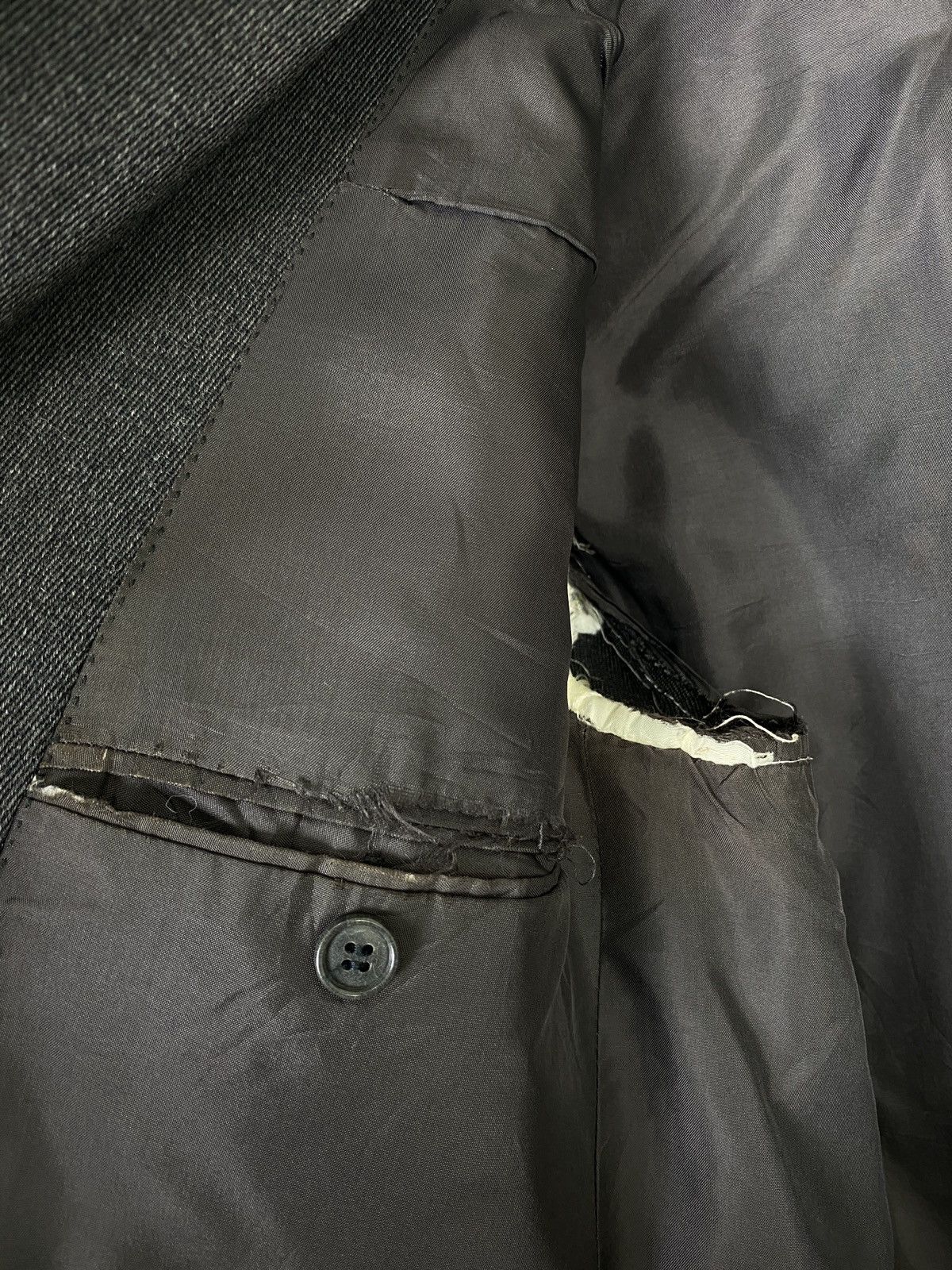 Yves Saint Laurent Vtg Yvest Saint Laurent Single Breasted Blazer Made France Size 42S - 10 Thumbnail