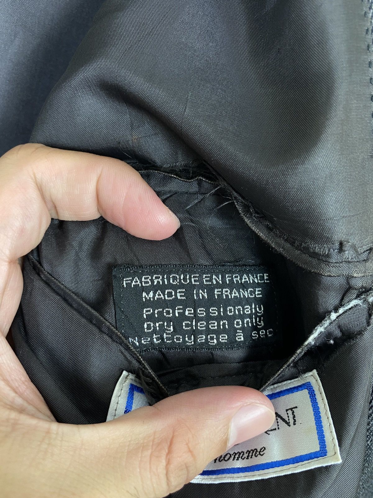 Yves Saint Laurent Vtg Yvest Saint Laurent Single Breasted Blazer Made France Size 42S - 7 Thumbnail