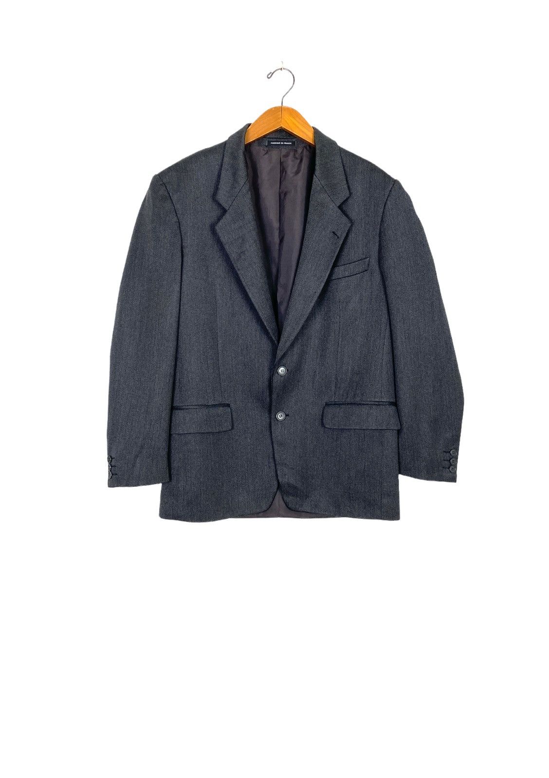 Yves Saint Laurent Vtg Yvest Saint Laurent Single Breasted Blazer Made France Size 42S - 1 Thumbnail