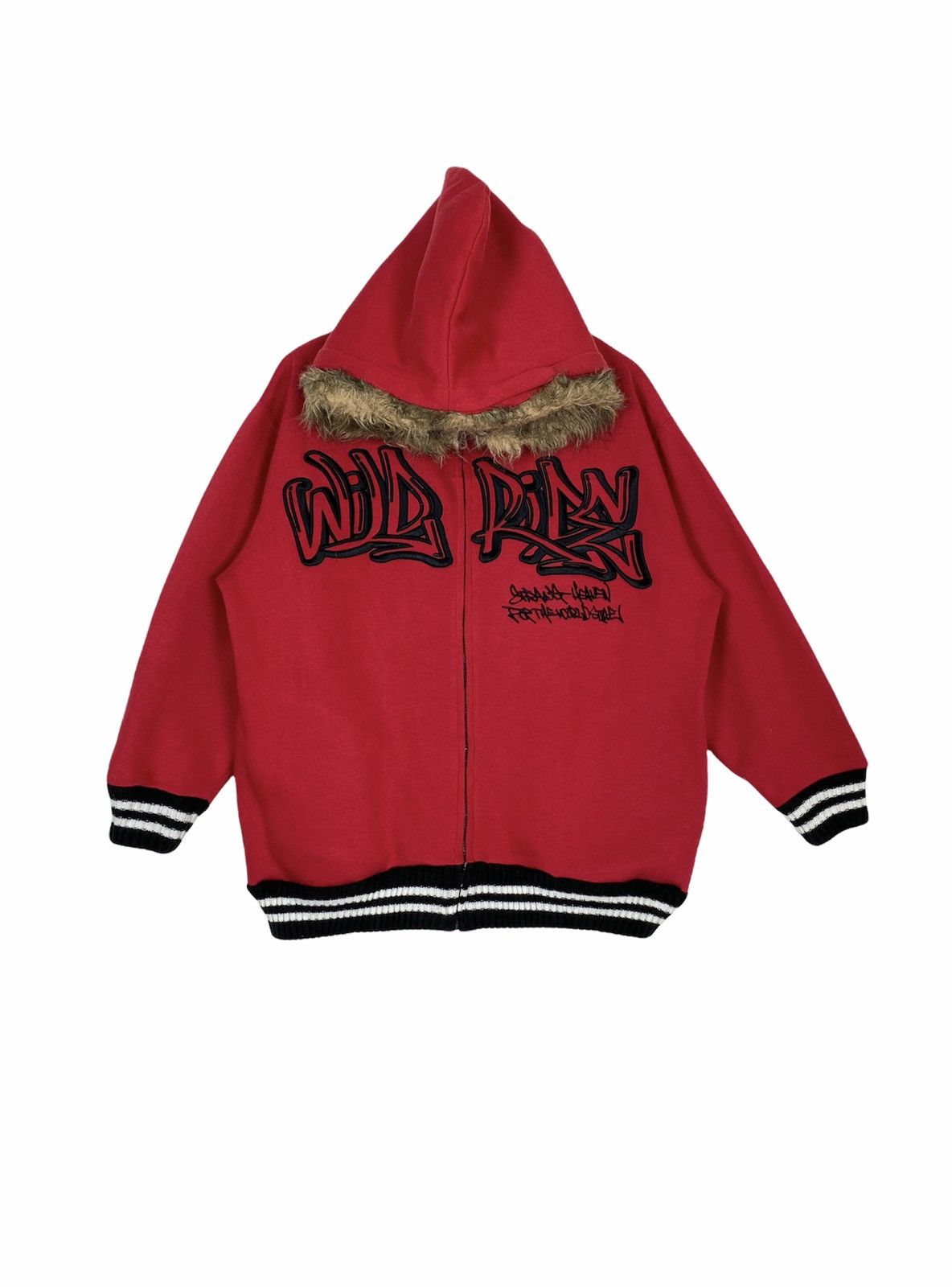 Japanese Brand Rare‼️ Strange Heaven Wild Ride Hoodie Fur Hip Hop Spell Out Size US L / EU 52-54 / 3 - 1 Thumbnail