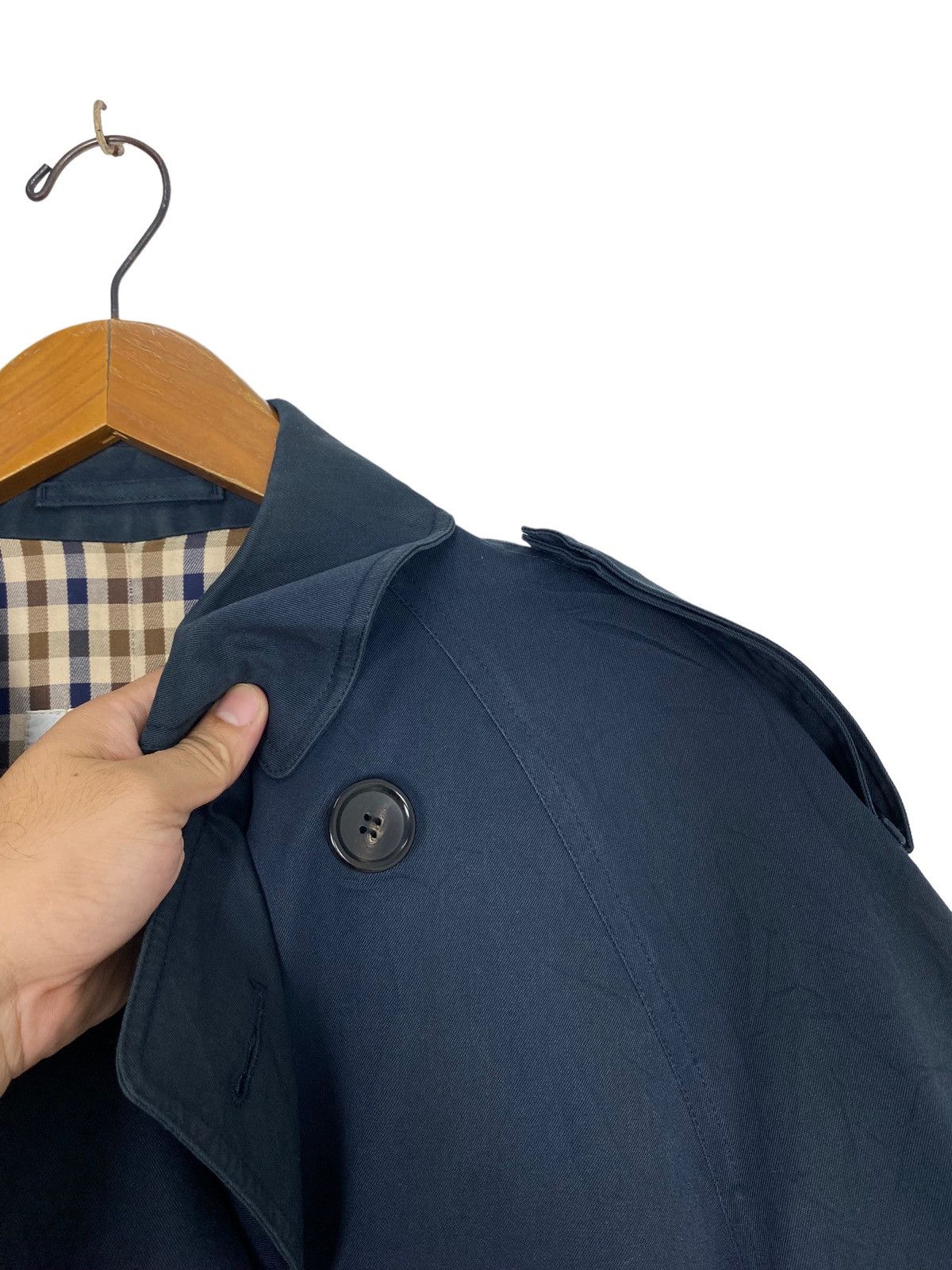 Aquascutum Rare‼️ Vintage Aquascutum Trenchcoat Made in England Size M / US 6-8 / IT 42-44 - 11 Thumbnail