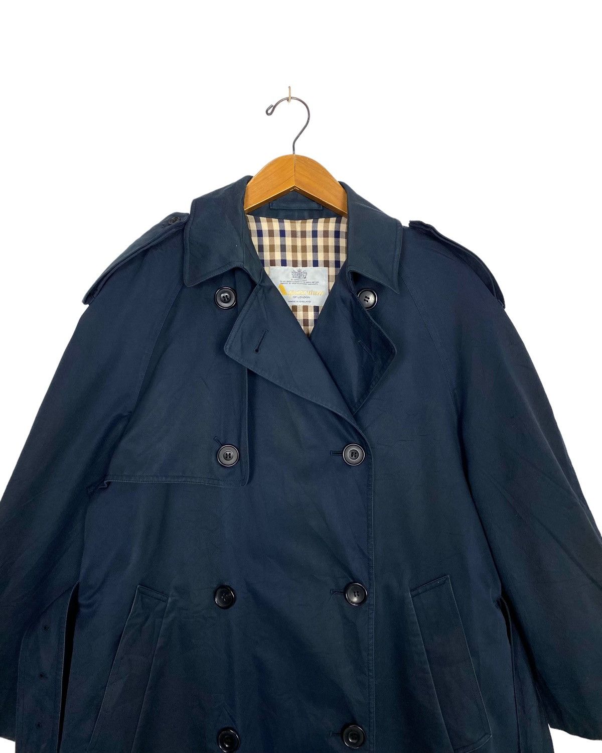 Aquascutum Rare‼️ Vintage Aquascutum Trenchcoat Made in England Size M / US 6-8 / IT 42-44 - 3 Thumbnail