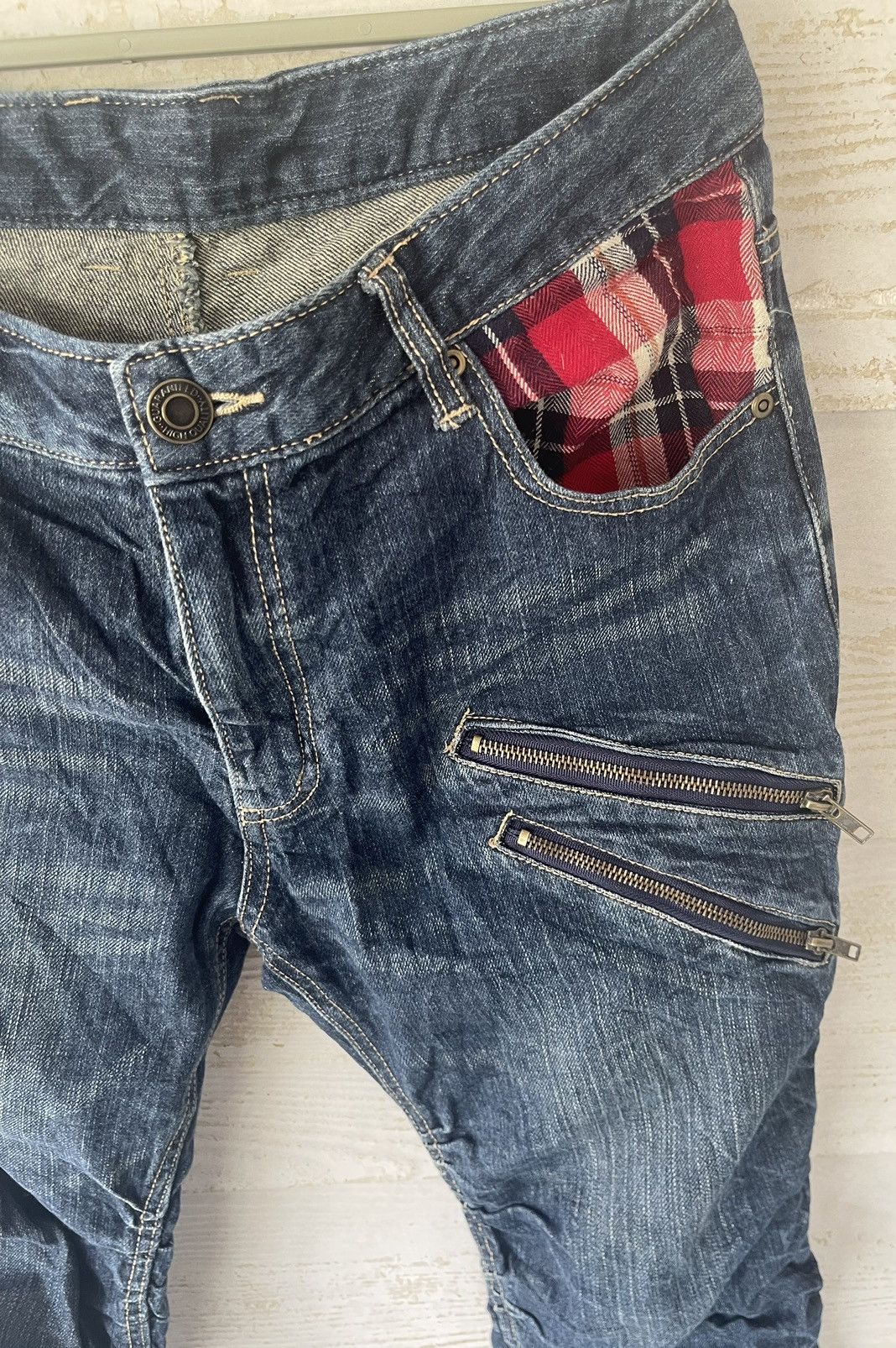 Japanese Brand GUARANTED ZIPPER JEANS JAPAN Size US 32 / EU 48 - 3 Thumbnail