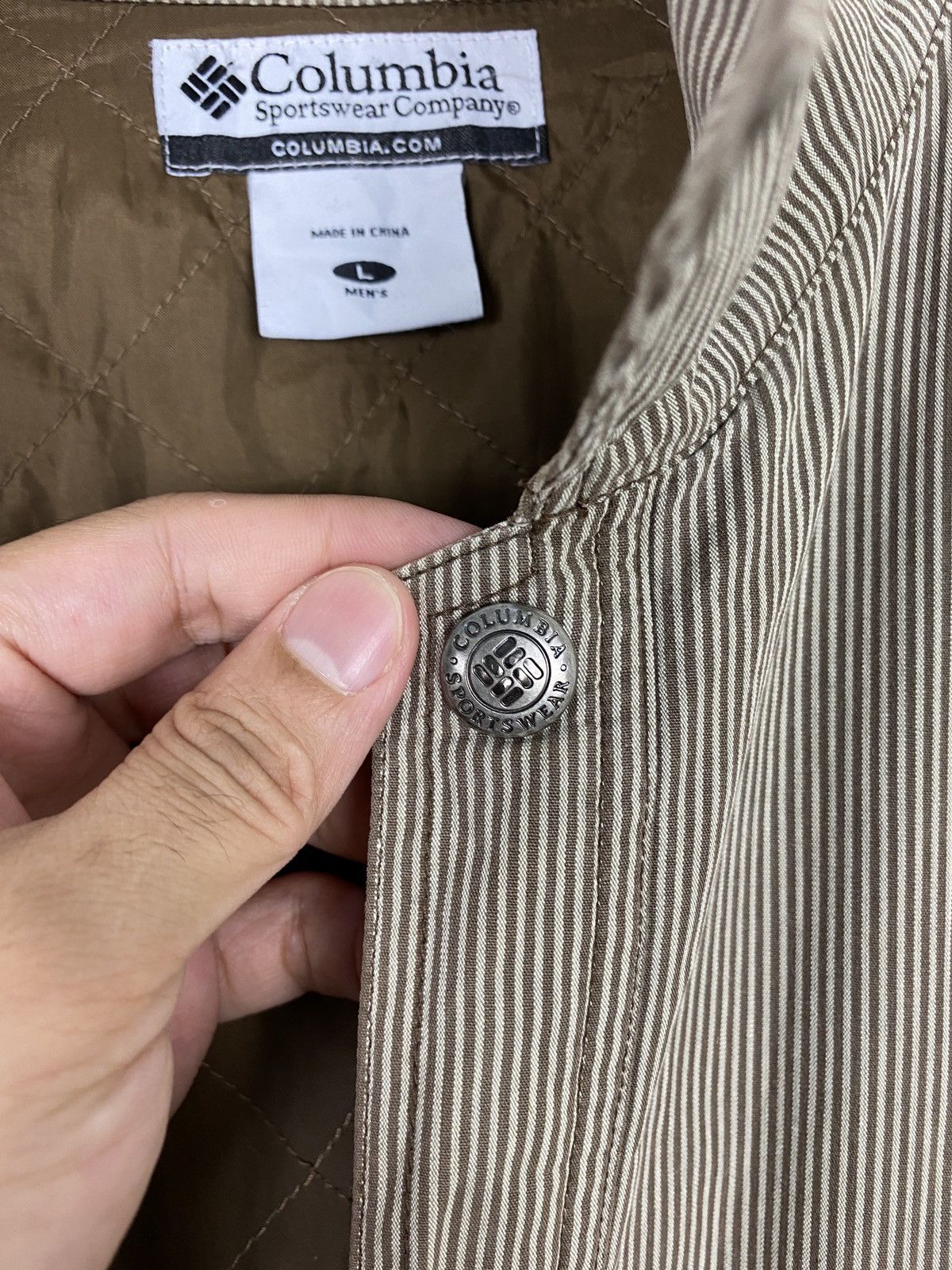 Columbia Rare‼️ Vintage Columbia Chore Jacket Stripe Workwear Large Size US XXL / EU 58 / 5 - 6 Thumbnail
