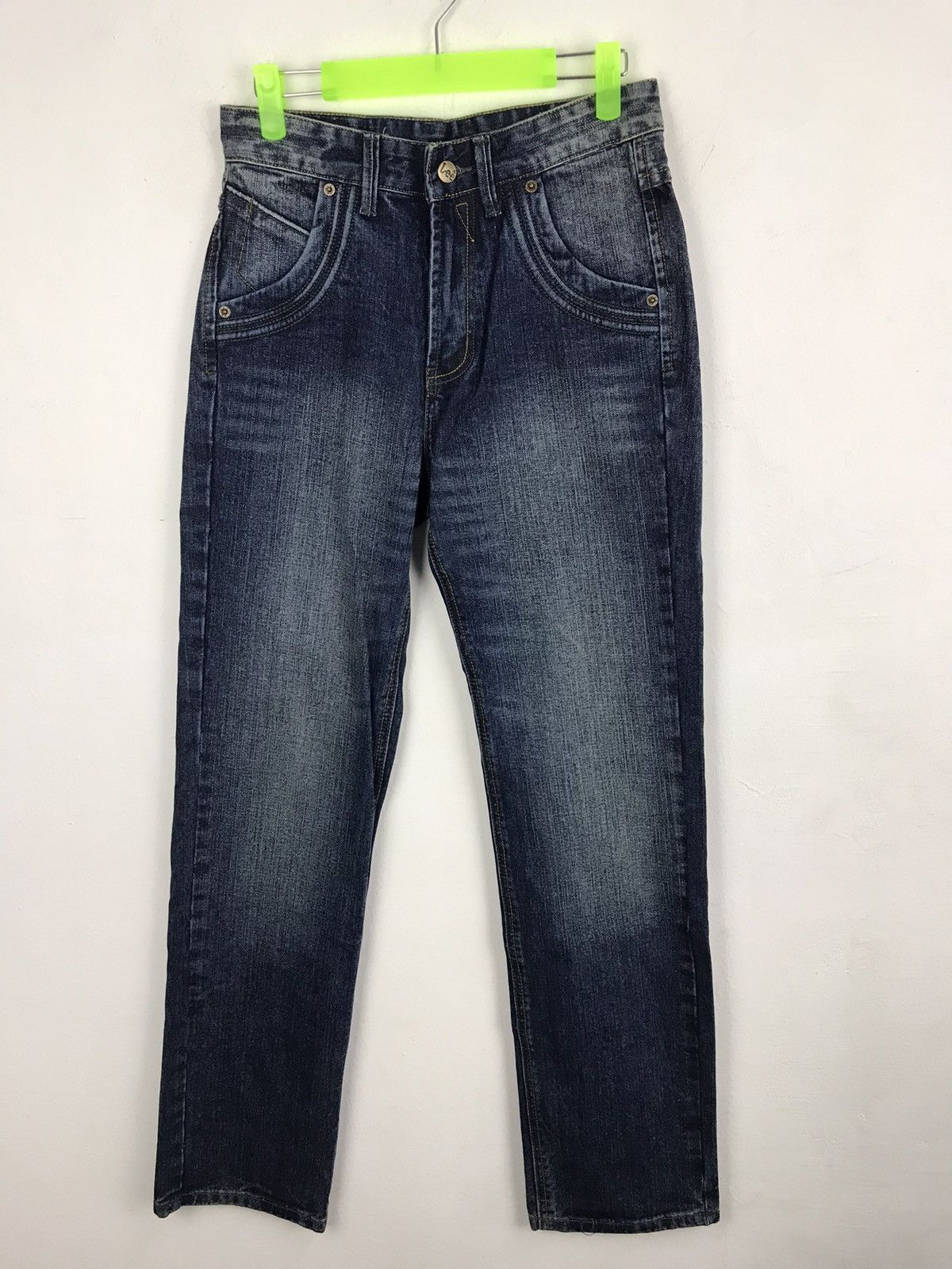 Lee 90s Lee Raider Distresed Denim Jeans Indigo Straight Leg Size US 28 / EU 44 - 1 Thumbnail