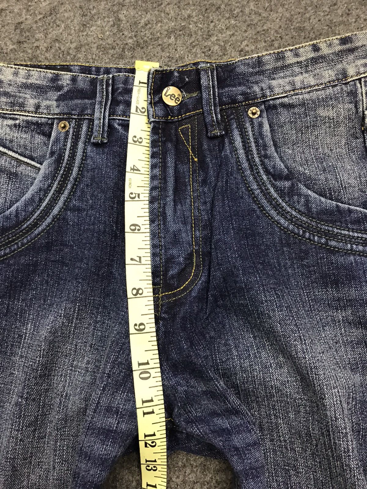 Lee 90s Lee Raider Distresed Denim Jeans Indigo Straight Leg Size US 28 / EU 44 - 10 Thumbnail