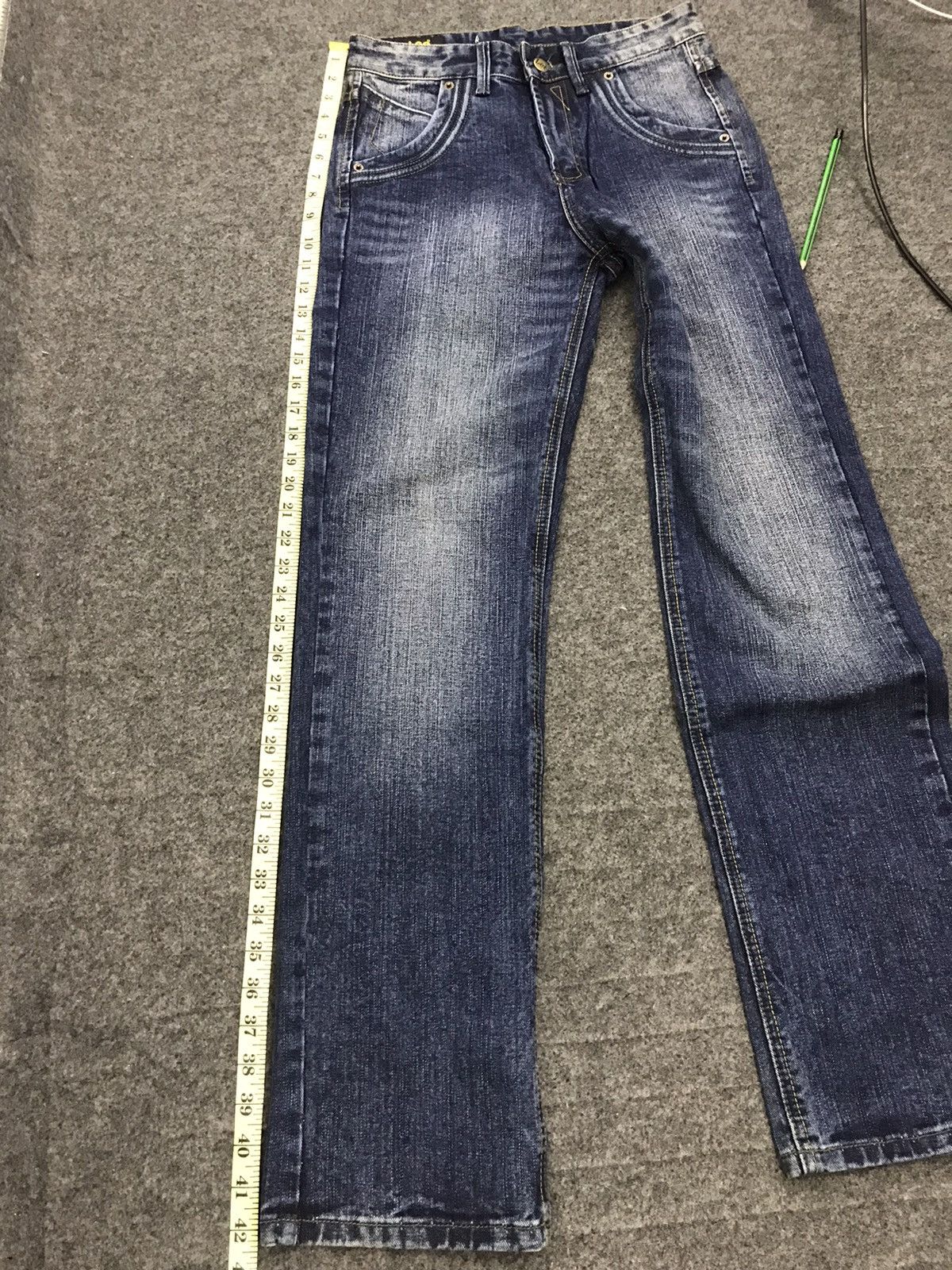 Lee 90s Lee Raider Distresed Denim Jeans Indigo Straight Leg Size US 28 / EU 44 - 8 Thumbnail
