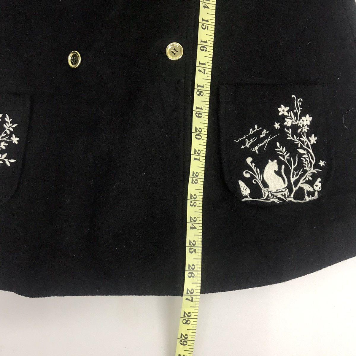 Japanese Brand Vintage Scolar Jacket Embroidery Art Design Style Coat Size M / US 6-8 / IT 42-44 - 8 Thumbnail