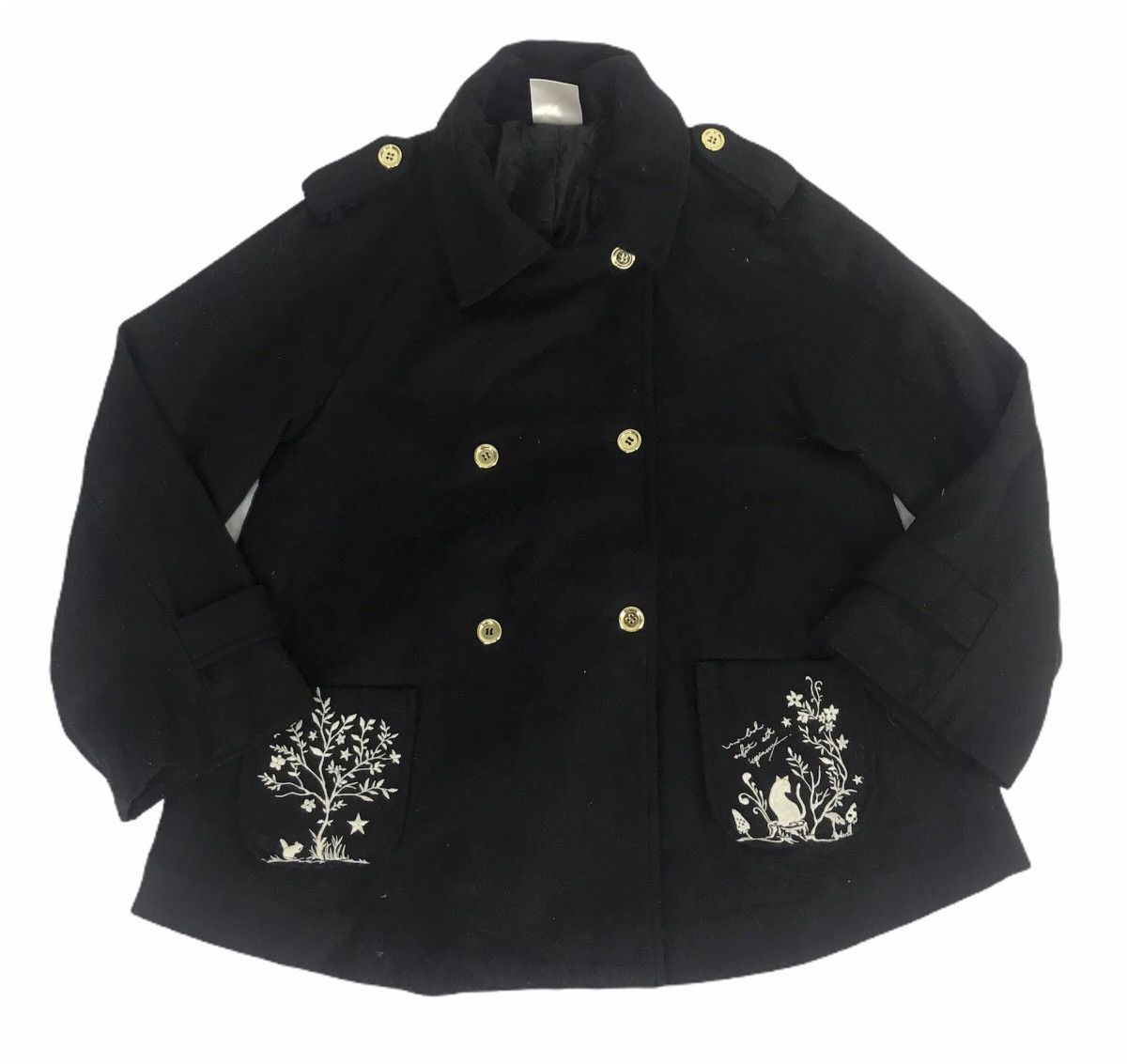 Japanese Brand Vintage Scolar Jacket Embroidery Art Design Style Coat Size M / US 6-8 / IT 42-44 - 1 Thumbnail