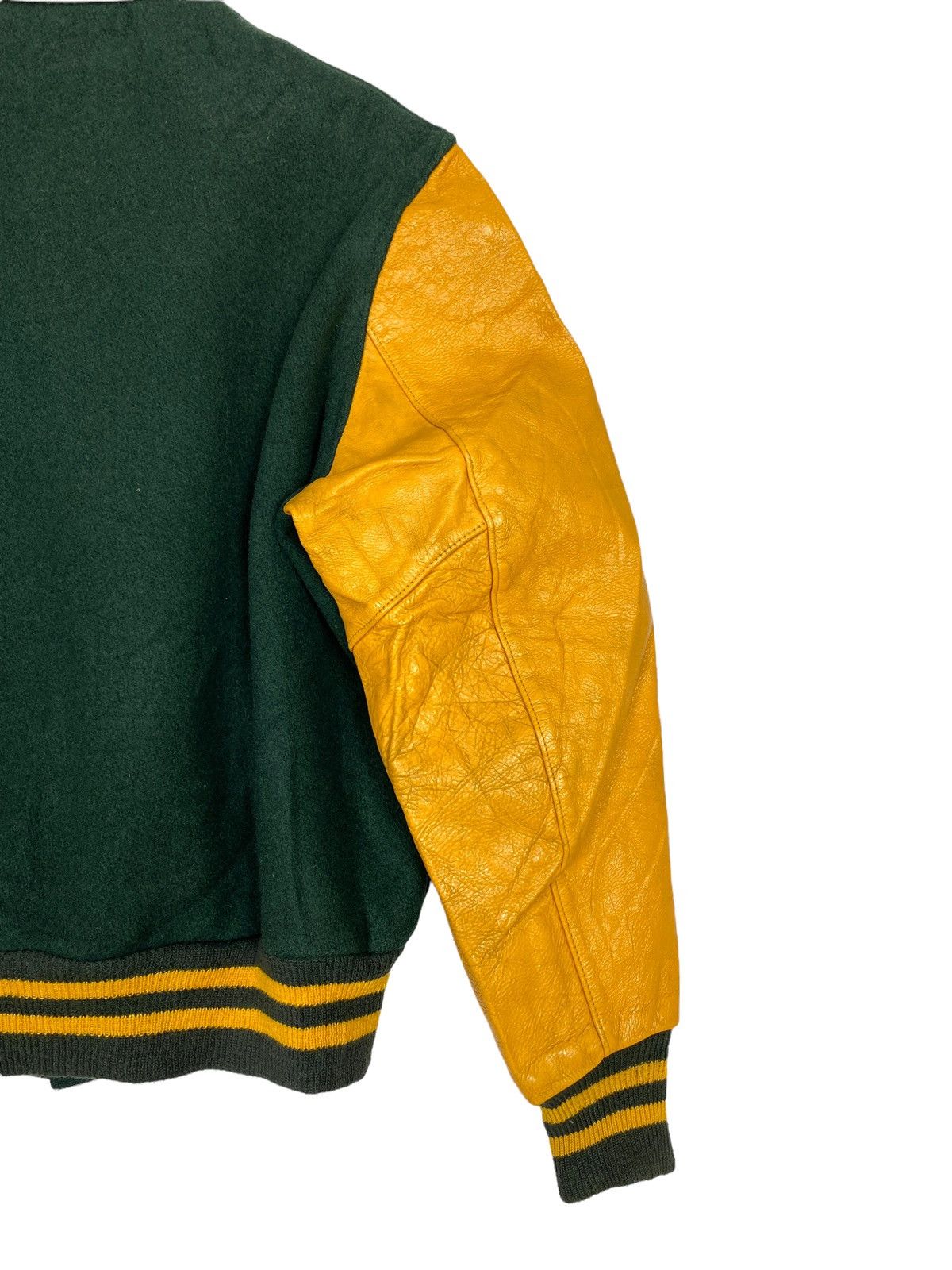 Vintage Rare‼️ Vintage Midland Varsity Wool leather Letterman Jacket Size US M / EU 48-50 / 2 - 8 Thumbnail