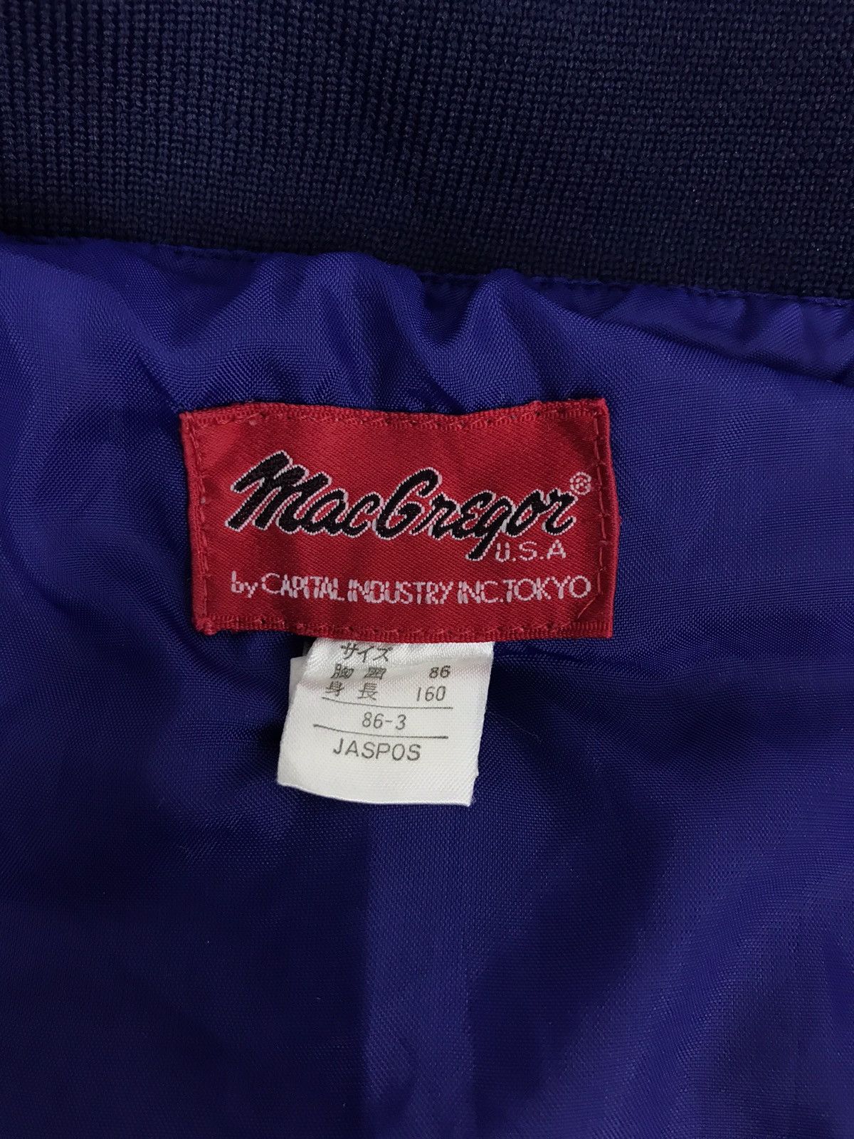 McGregor Vintage Mcgregor Thunders Varsity Snap Button Jacket Bomber Size US M / EU 48-50 / 2 - 4 Thumbnail