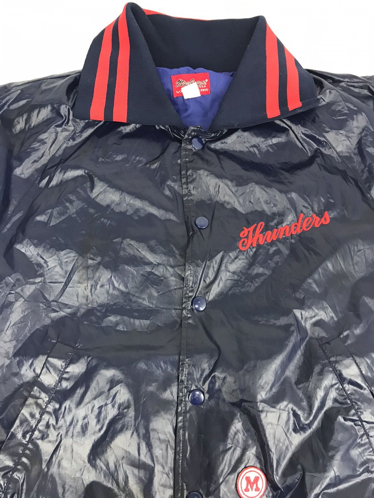 McGregor Vintage Mcgregor Thunders Varsity Snap Button Jacket Bomber Size US M / EU 48-50 / 2 - 2 Thumbnail