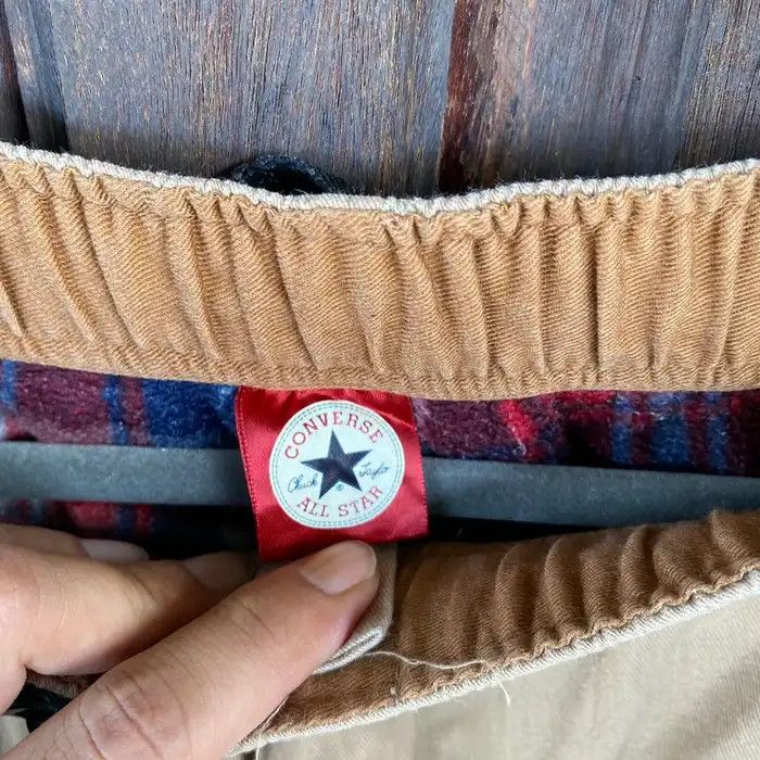 Converse × Vintage Vintage Converse Drawstring Lining Checkered Pants Size US 29 - 9 Thumbnail