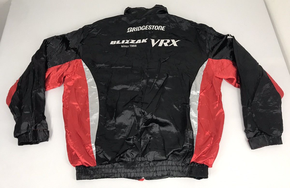 Japanese Brand Vintage Motorsports Jacket Blizzak VRX Bridgestone Nylon Size US XL / EU 56 / 4 - 2 Thumbnail