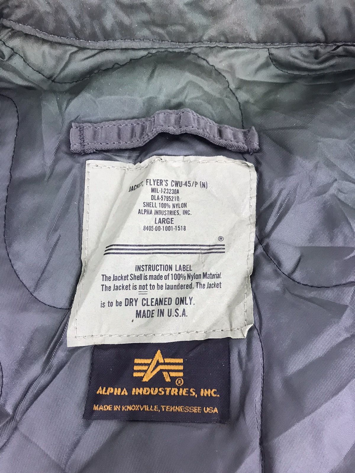 Alpha Industries Vintage Alpha Industries U.S Usa Bomber Down Jacket Flyer Size US M / EU 48-50 / 2 - 5 Thumbnail