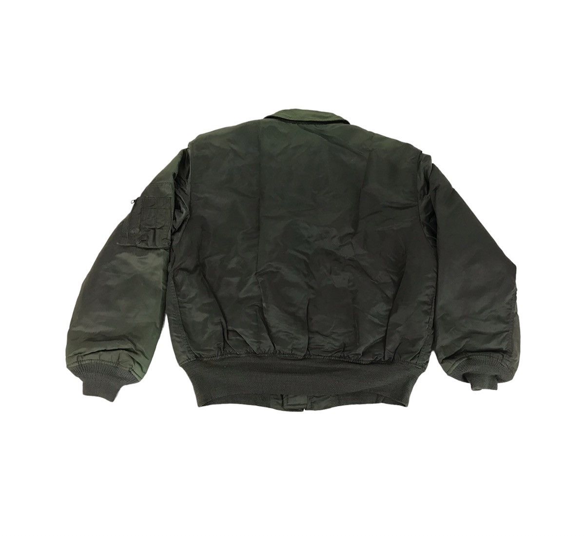 Alpha Industries Vintage Alpha Industries U.S Usa Bomber Down Jacket Flyer Size US M / EU 48-50 / 2 - 2 Thumbnail