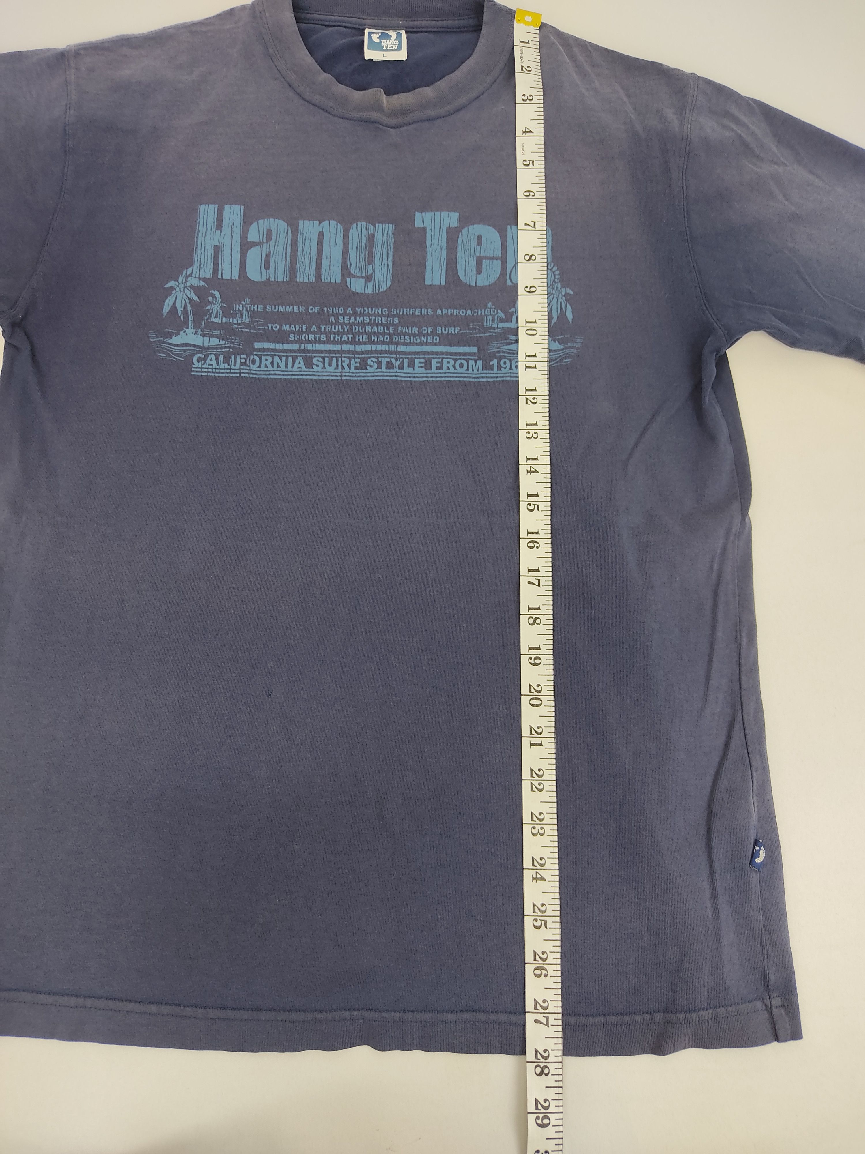 Hang Ten Hang Ten California Surf Style Tee Outdoor Sun Faded Size US M / EU 48-50 / 2 - 7 Thumbnail