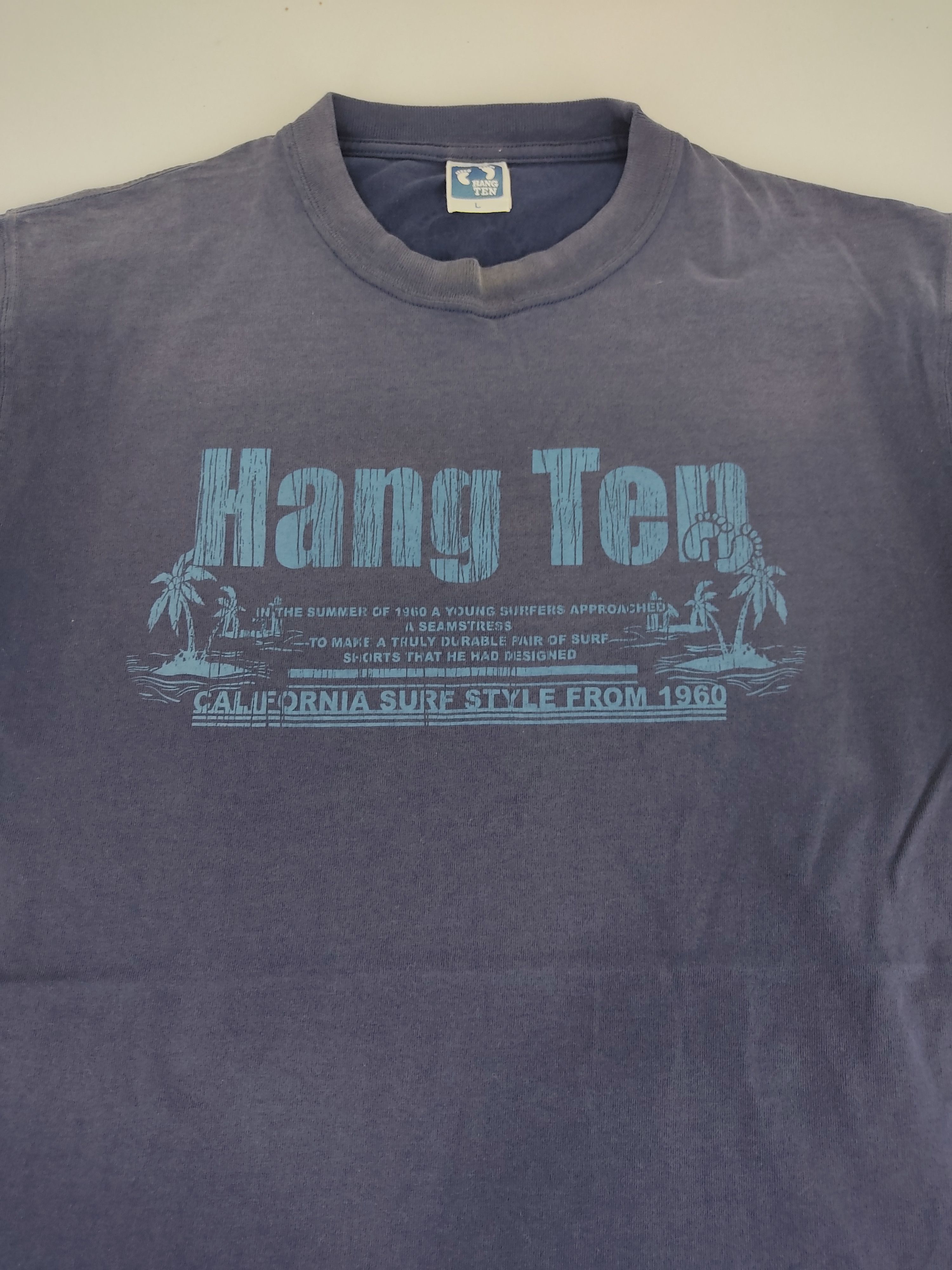 Hang Ten Hang Ten California Surf Style Tee Outdoor Sun Faded | Grailed