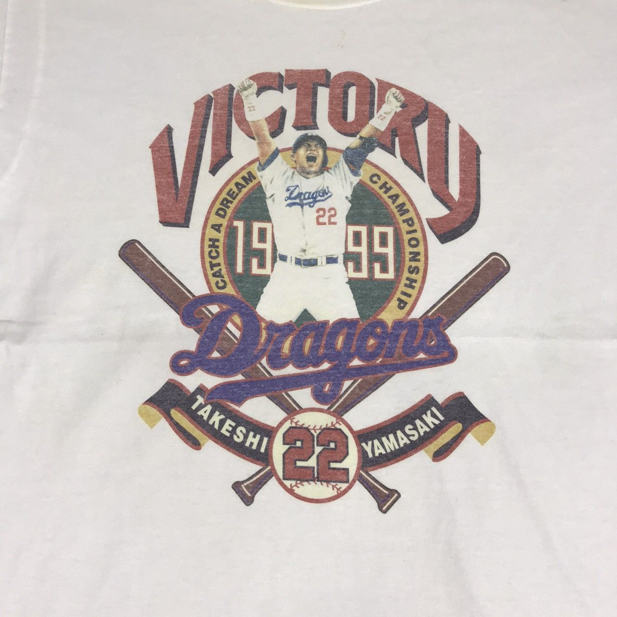 MLB × Sports Specialties × Vintage Vintage 90s MLB Dragons Takeshi Yamasaki 22 Baseball Size US L / EU 52-54 / 3 - 2 Thumbnail