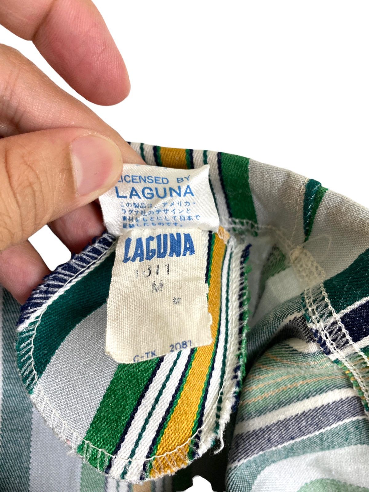 Vintage Rare‼️ Vintage Laguna Colour block Stripe Short Beach Pants Size US 27 - 5 Thumbnail