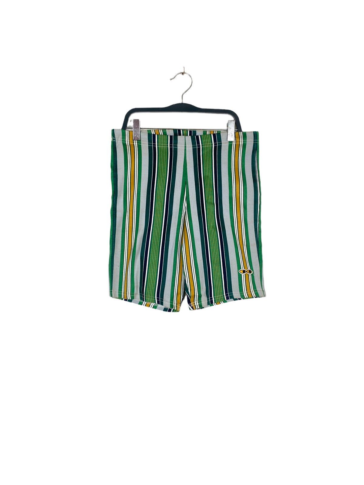 Vintage Rare‼️ Vintage Laguna Colour block Stripe Short Beach Pants Size US 27 - 1 Thumbnail