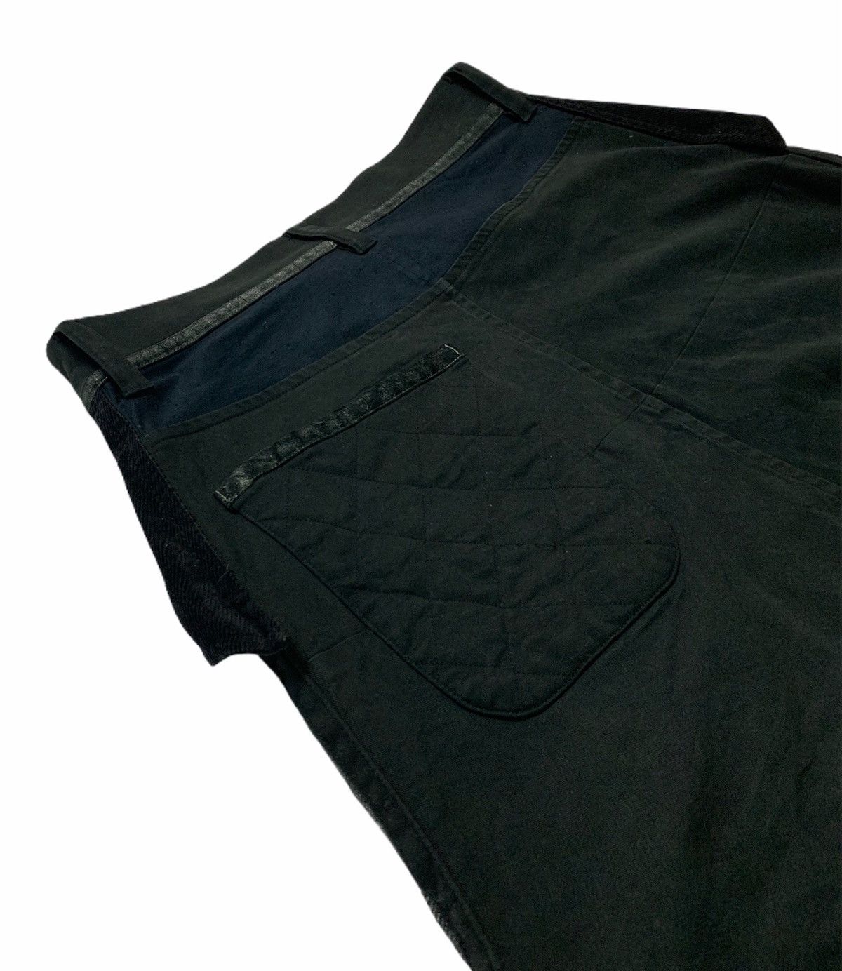 Issey Miyake 🇯🇵 80s Issey Miyake Asymmetrical Patchwork Shorts Size US 32 / EU 48 - 6 Thumbnail