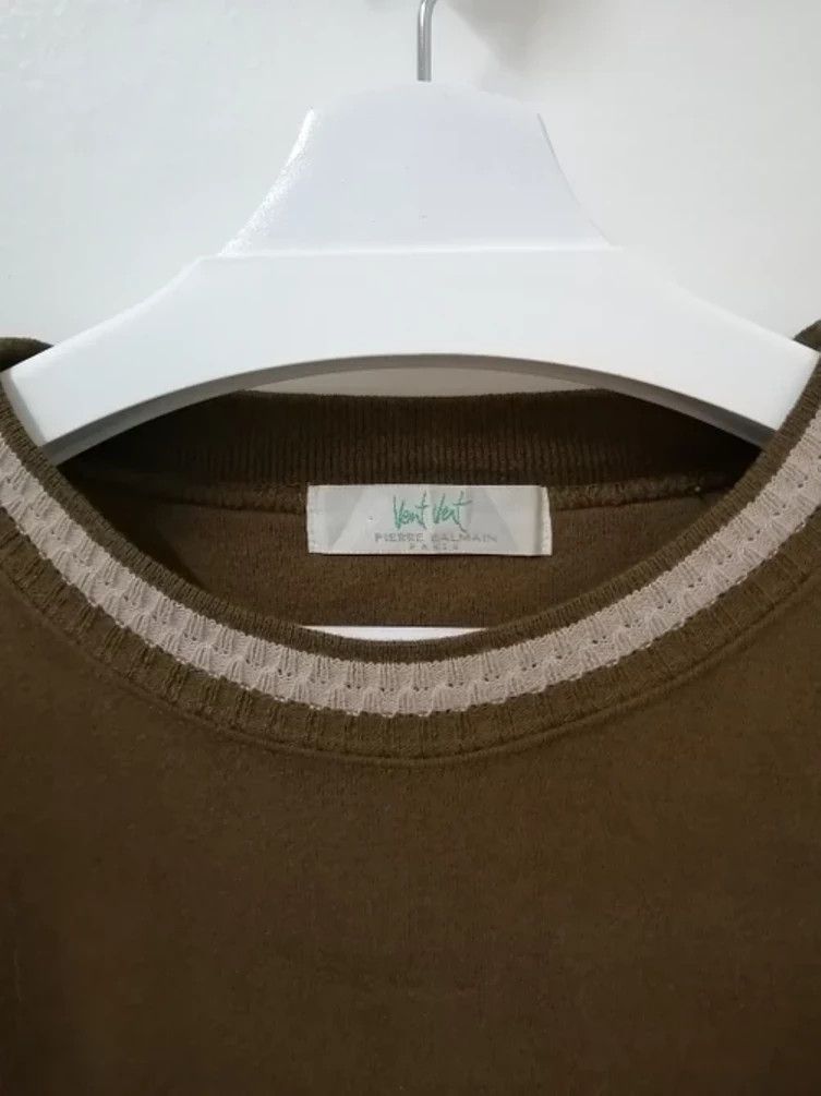 Pierre Balmain Vintage Vent Vert Pierre Balmain Sweatshirt Size US L / EU 52-54 / 3 - 3 Thumbnail