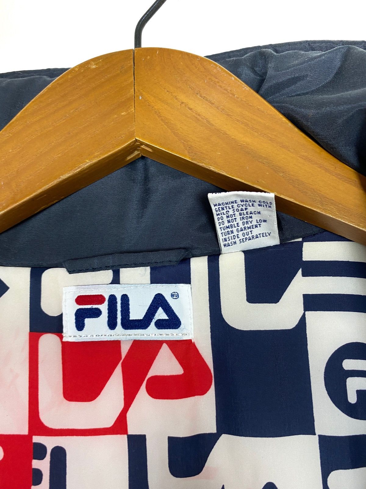 Fila Rare‼️Fila Big Logo Ski Jacket Medium Size Size US M / EU 48-50 / 2 - 6 Thumbnail