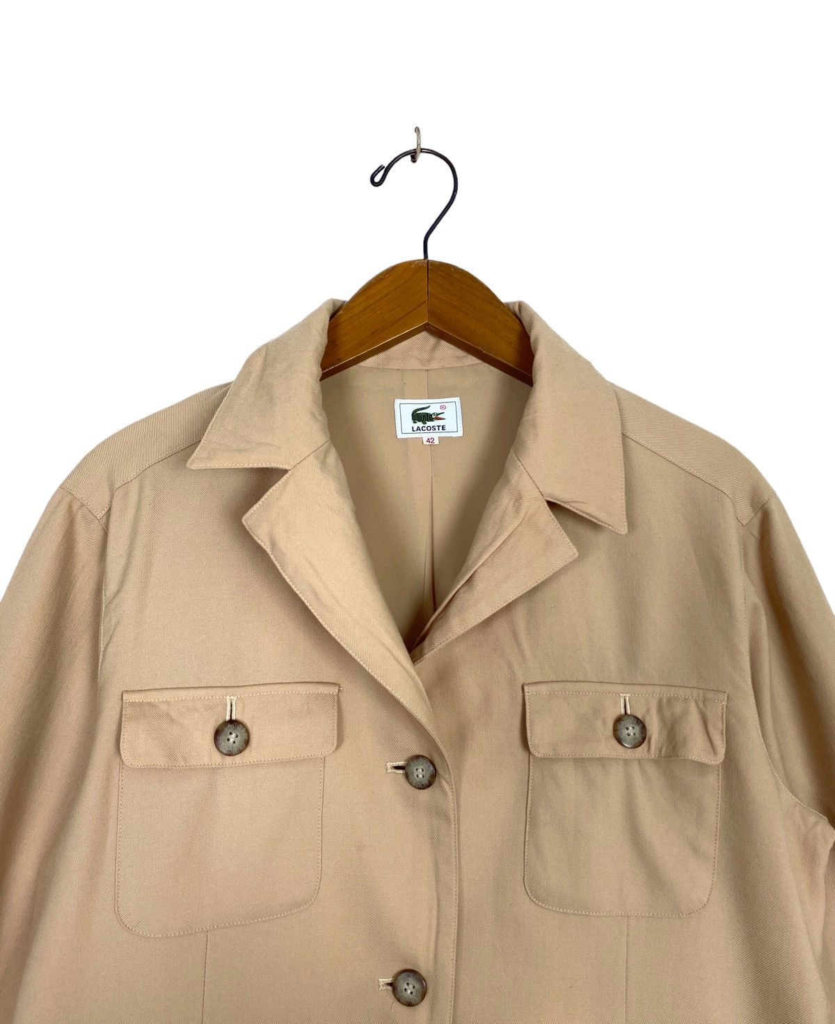 Lacoste Rare‼️ Lacoste Safari Belted Jacket (Women) Size ONE SIZE - 2 Thumbnail