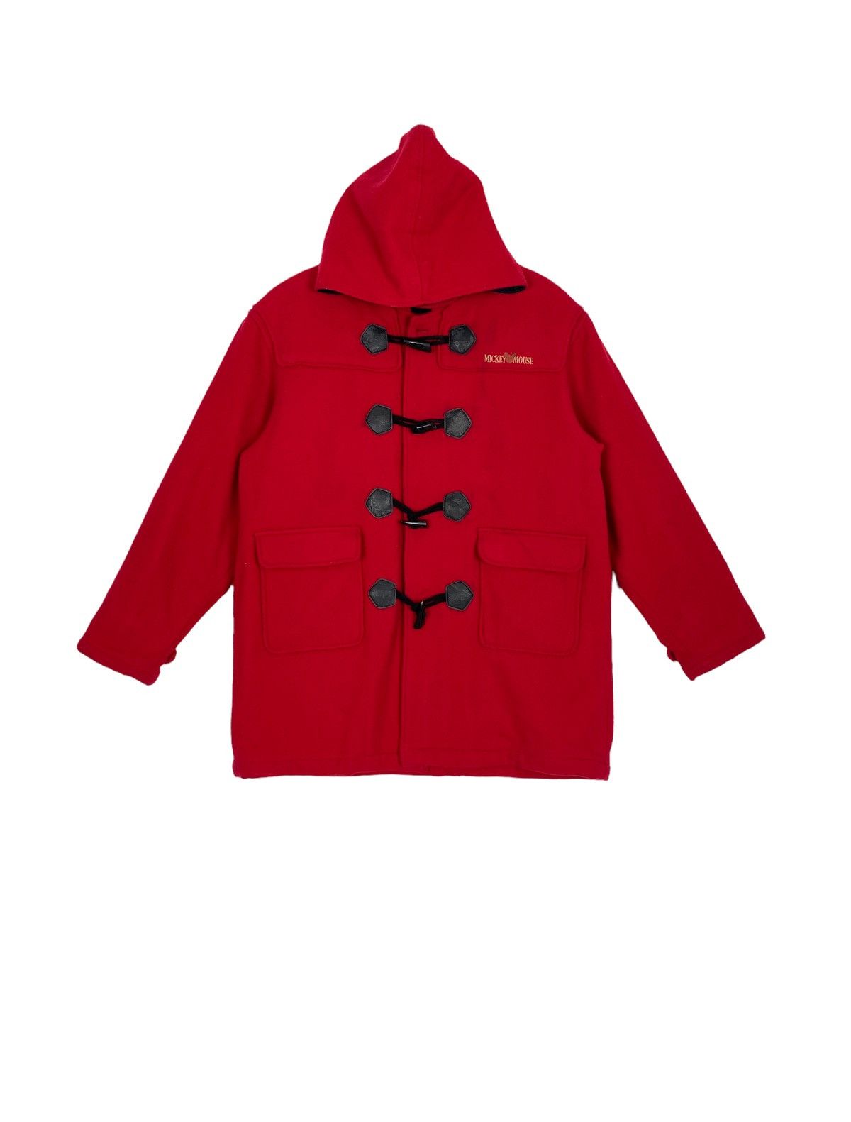 Disney Rare‼️ Disney Mickey Mouse Duffle Coat Embroidery Logo Size US S / EU 44-46 / 1 - 3 Thumbnail