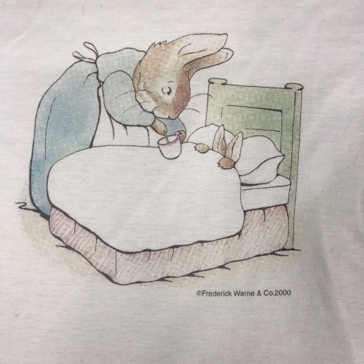 Cartoon Network The Tale Peter Rabbit Frederick Warner British Tee Size XS / US 0-2 / IT 36-38 - 3 Thumbnail