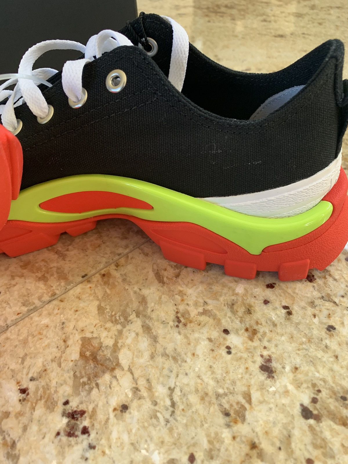 Raf Simons Black, Orange & Green RS Detroit Runner Size US 9 / EU 42 - 10 Thumbnail