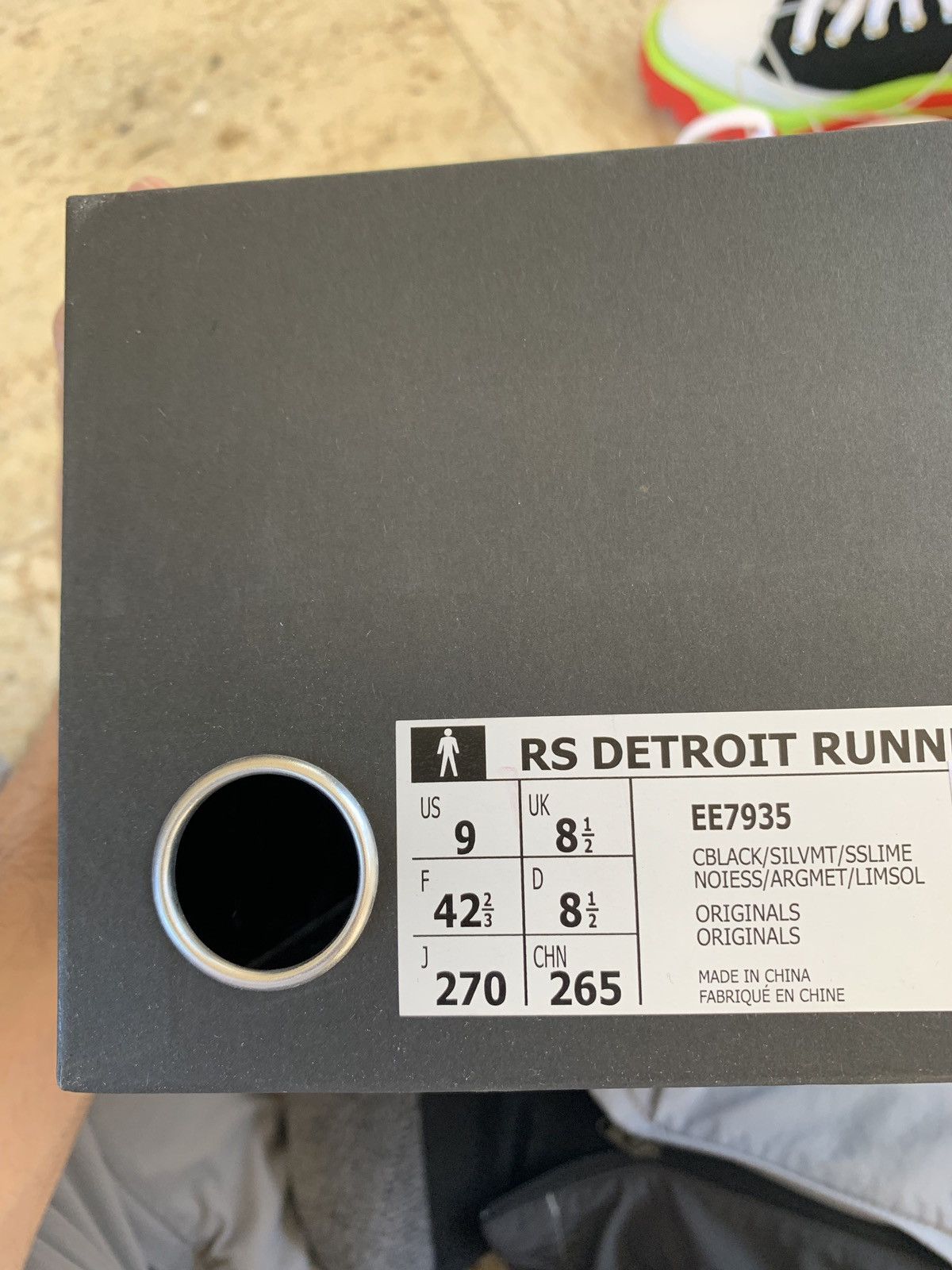 Raf Simons Black, Orange & Green RS Detroit Runner Size US 9 / EU 42 - 14 Thumbnail