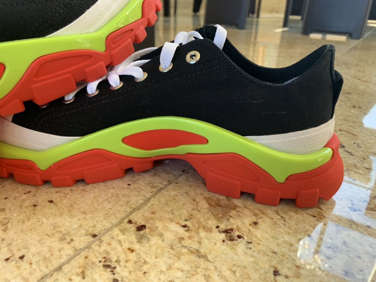 Raf Simons Black, Orange & Green RS Detroit Runner Size US 9 / EU 42 - 8 Thumbnail