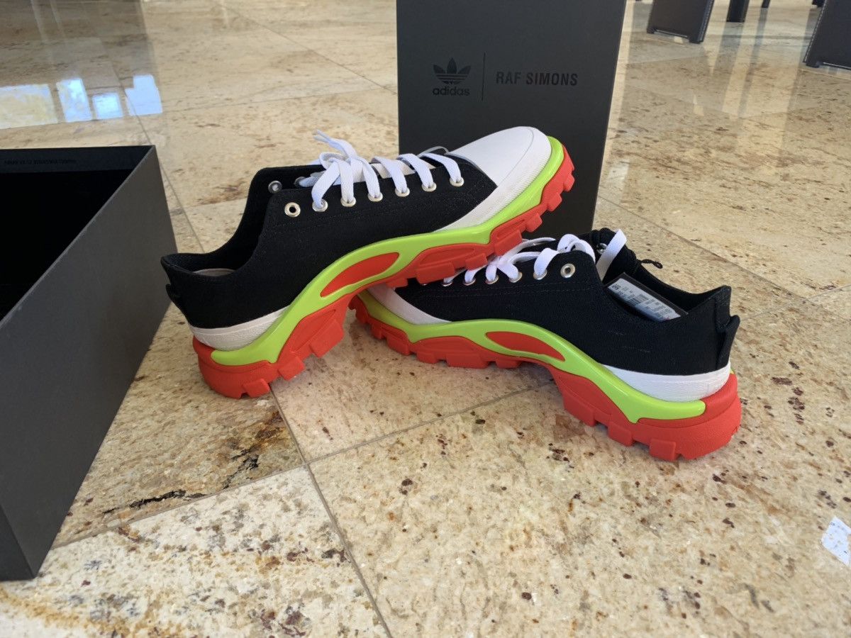 Raf Simons Black, Orange & Green RS Detroit Runner Size US 9 / EU 42 - 5 Thumbnail