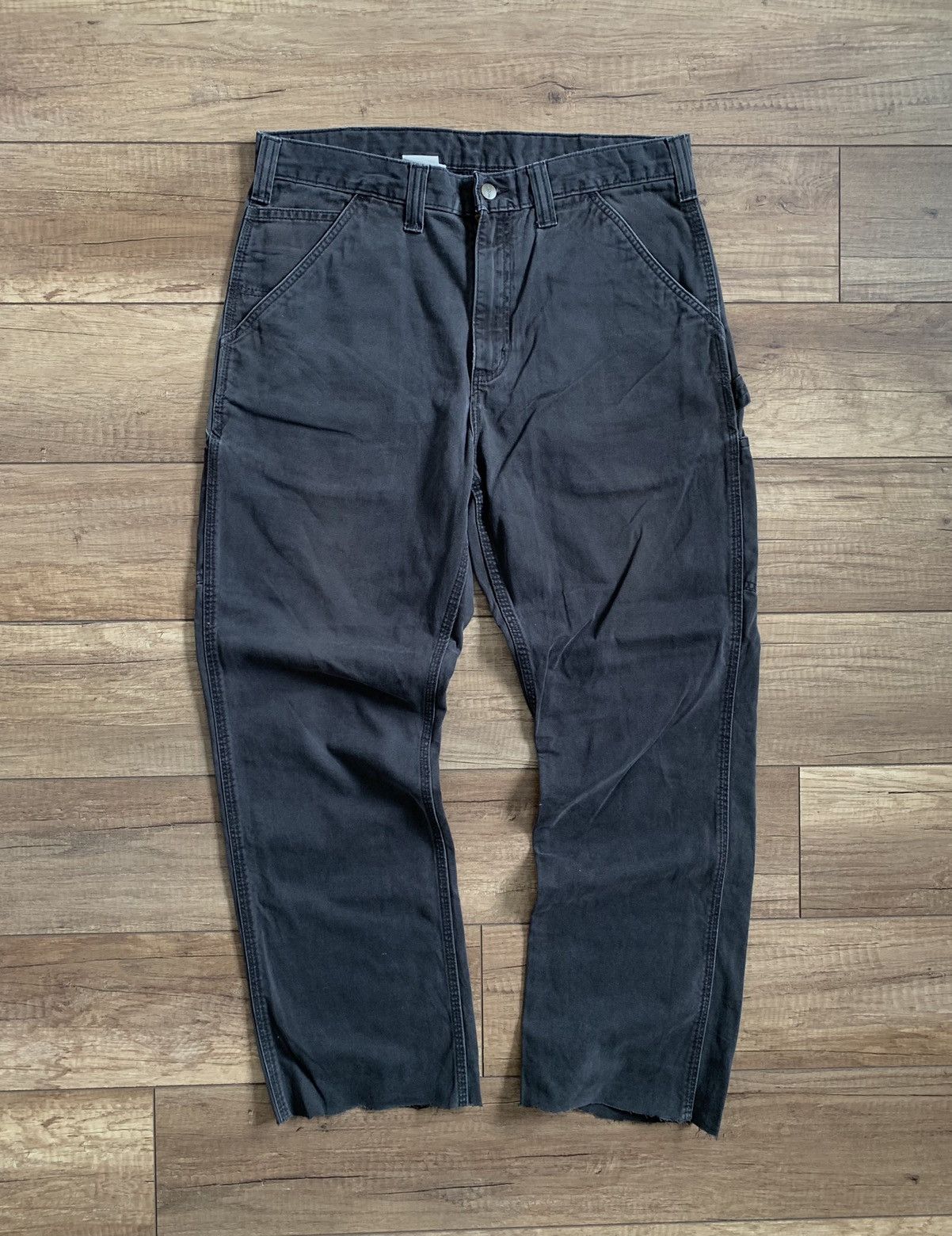 Carhartt Vintage Carhartt Distressed Sun Faded Cargo Work Pants Size US 33 - 7 Thumbnail